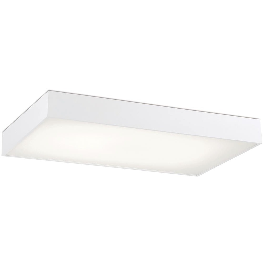 Mac LED 25 inch White Flush Mount Ceiling Light