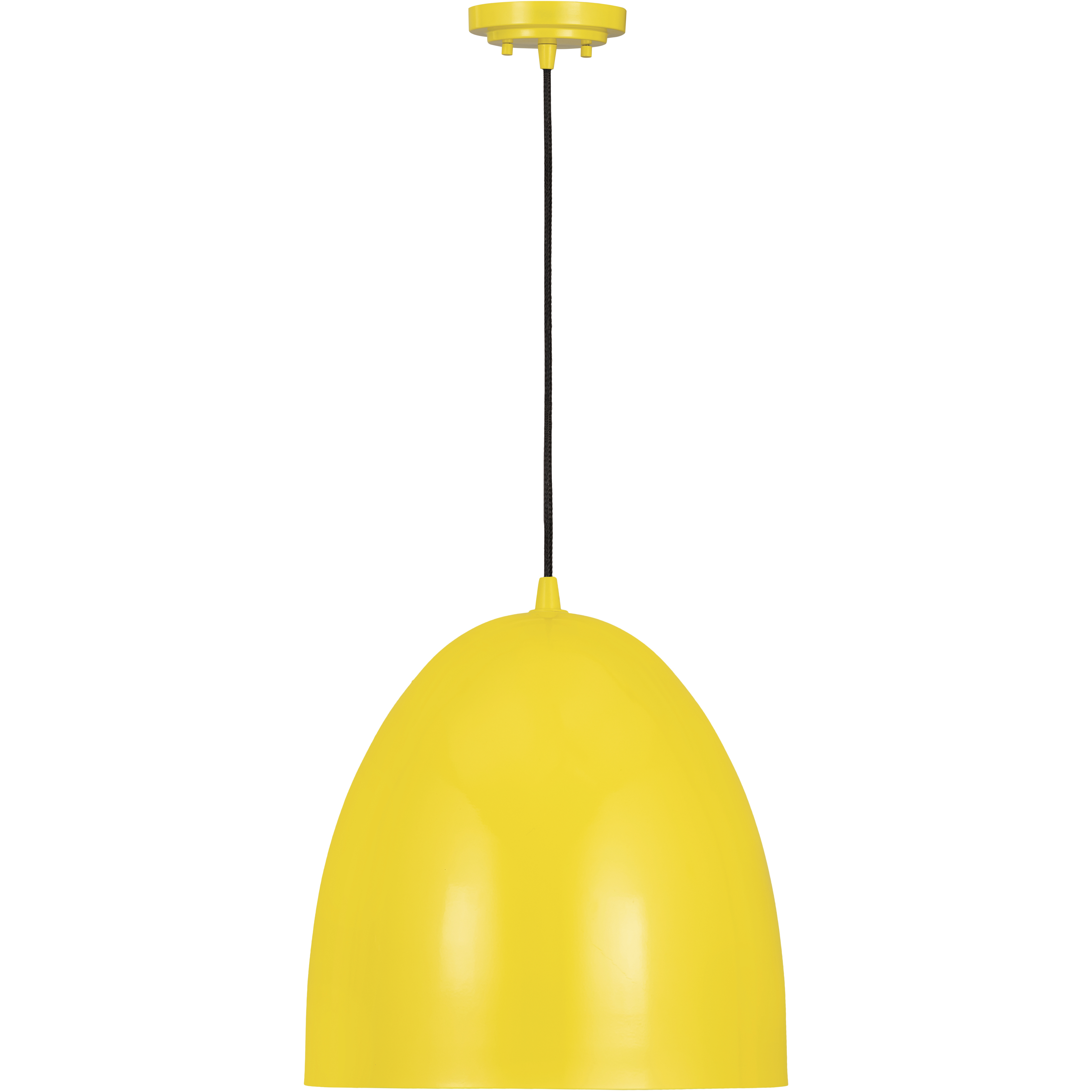 Z-Studio 3 Light 19 inch Yellow Pendant Ceiling Light
