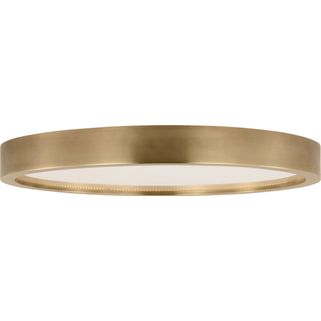 Kelly Wearstler Cerne LED 18 inch Natural Brass Flush Mount Ceiling Light in 277V