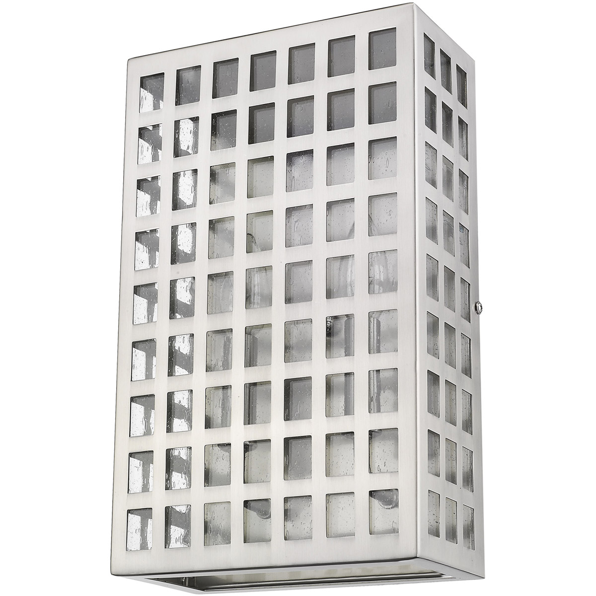 Letzel 2 Light 13 inch Satin Nickel Exterior Wall Mount