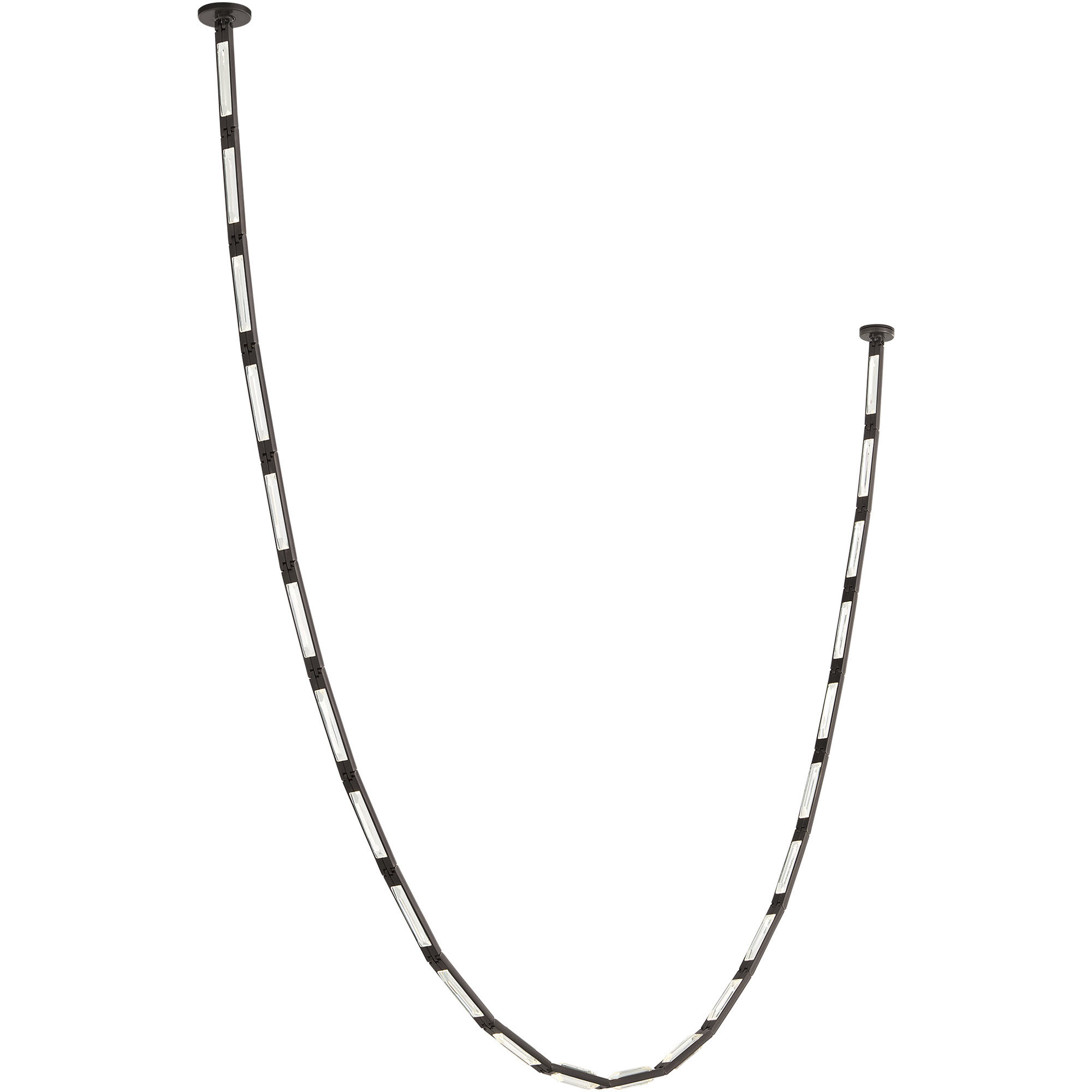Sean Lavin Catena LED 0.8 inch Bronze Chandelier Ceiling Light in 2700K, Remote 277V