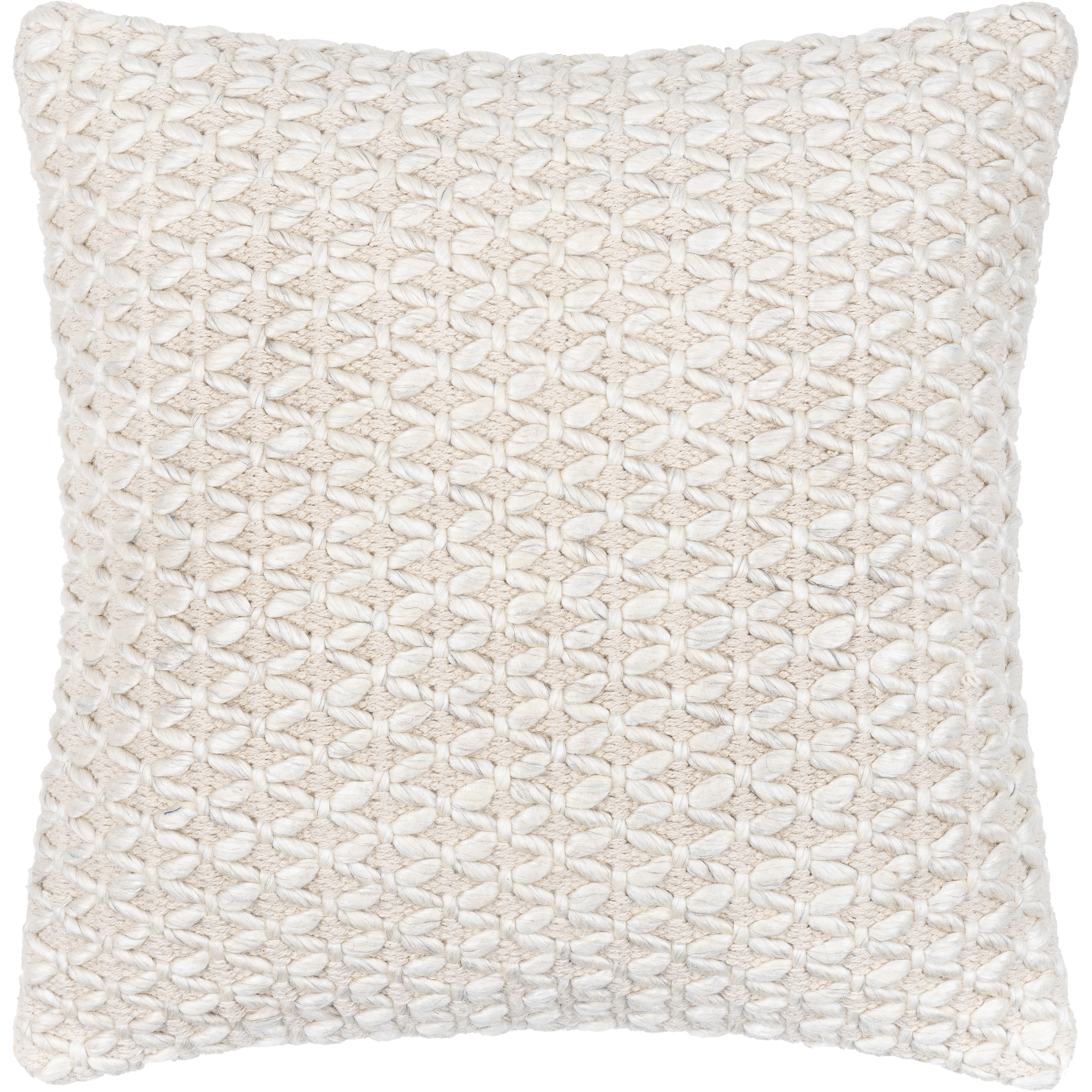 Karolyn 20 inch Cream Pillow Kit in 20 x 20, Square