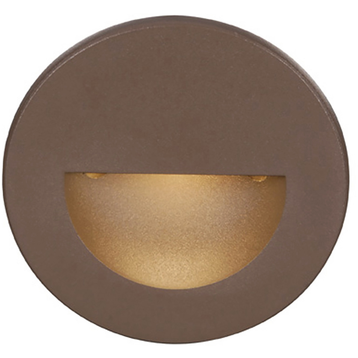 WAC 120V Step Light LED 3 inch Bronze ADA Step and Wall Light in 3000K Warm White LED, WAC Lighting