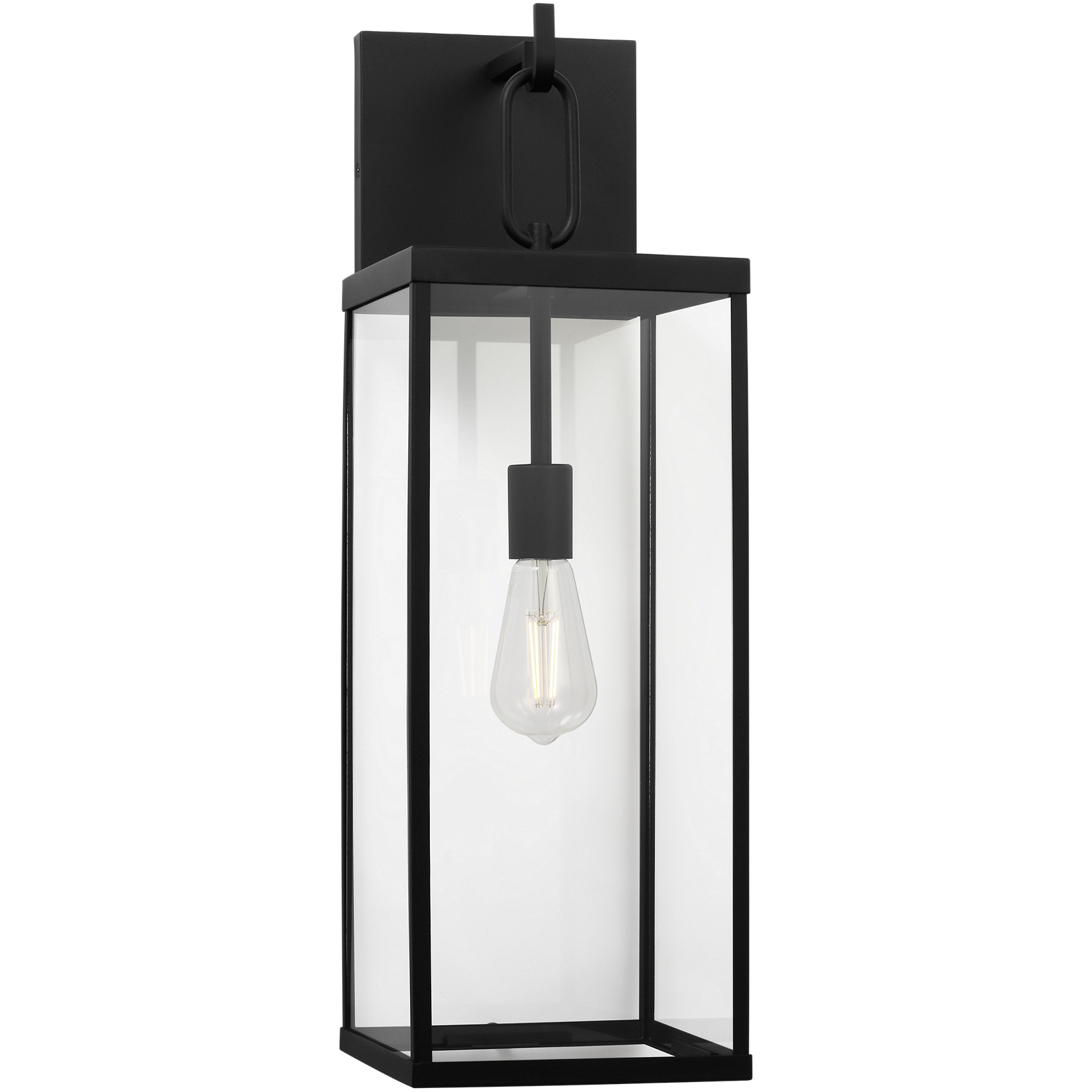 Rox LED 25 inch Textured Black Outdoor Wall Lantern