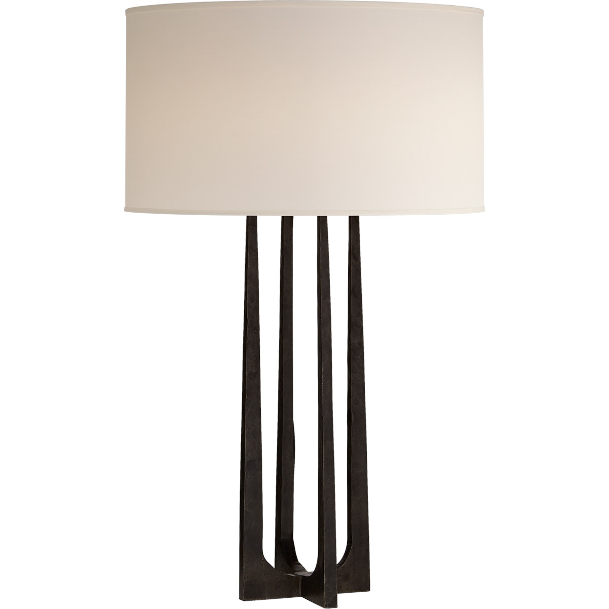 Ian K. Fowler Scala 26.25 inch 75 watt Aged Iron Table Lamp Portable Light in Natural Percale