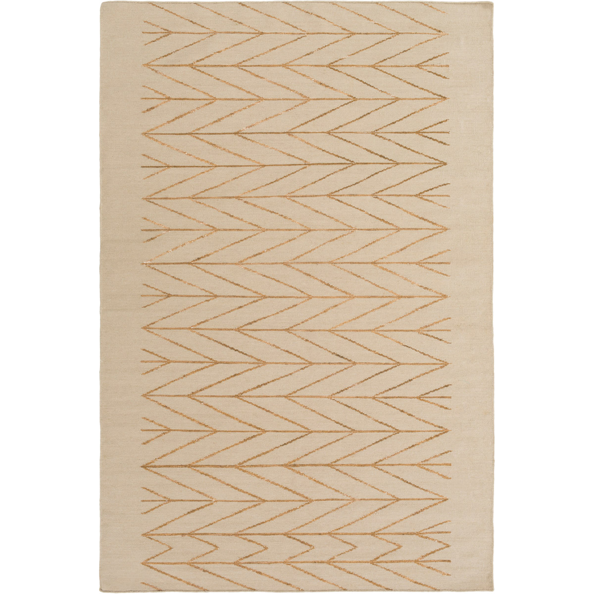 Dasher 120 X 96 inch Brown and Neutral Area Rug, Wool, Cotton, and Viscose