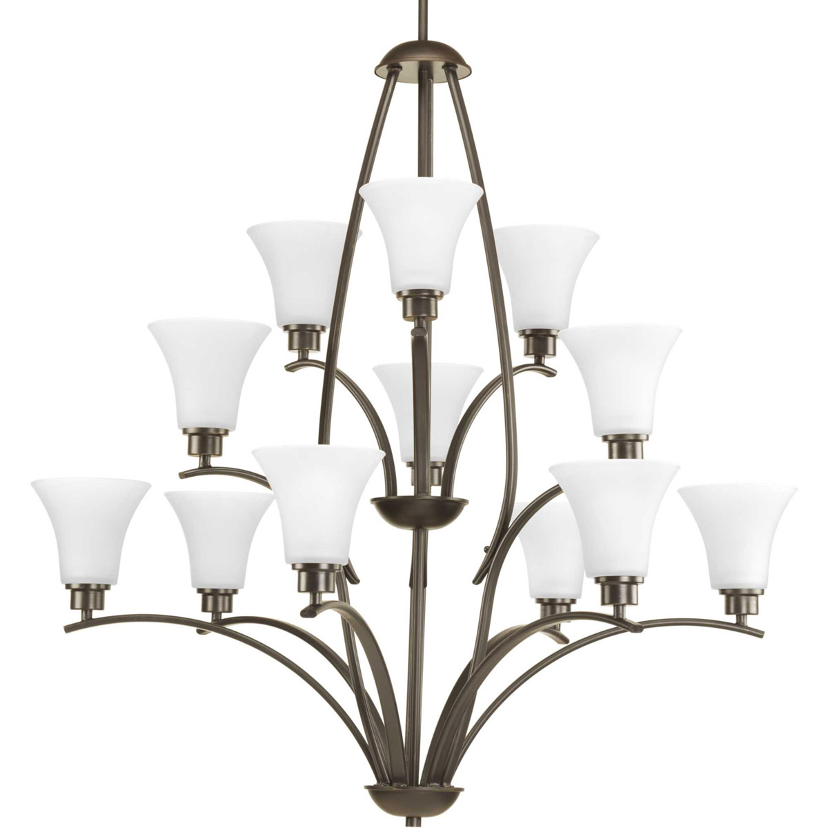 Joy 12 Light 38 inch Antique Bronze Chandelier Ceiling Light