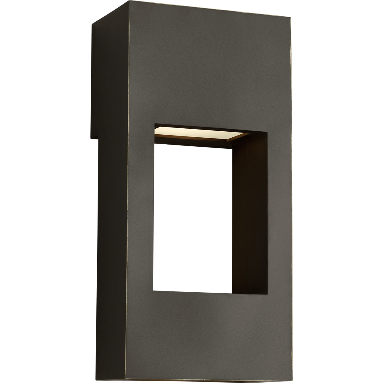 Testa LED 12 inch Antique Bronze Outdoor Wall Lantern