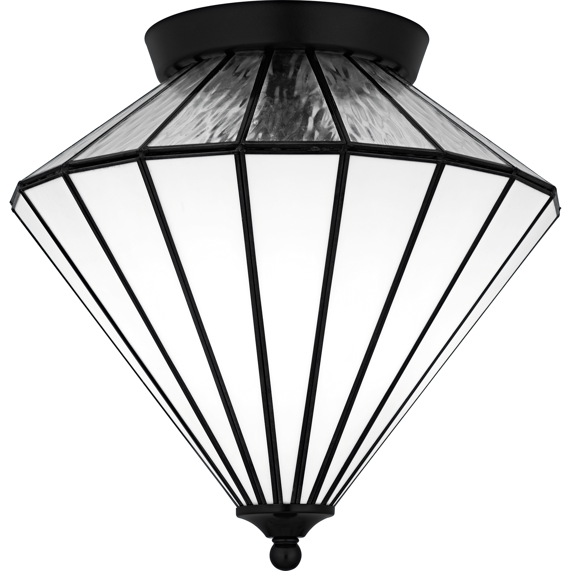 Black and white tiffany ceiling light on sale