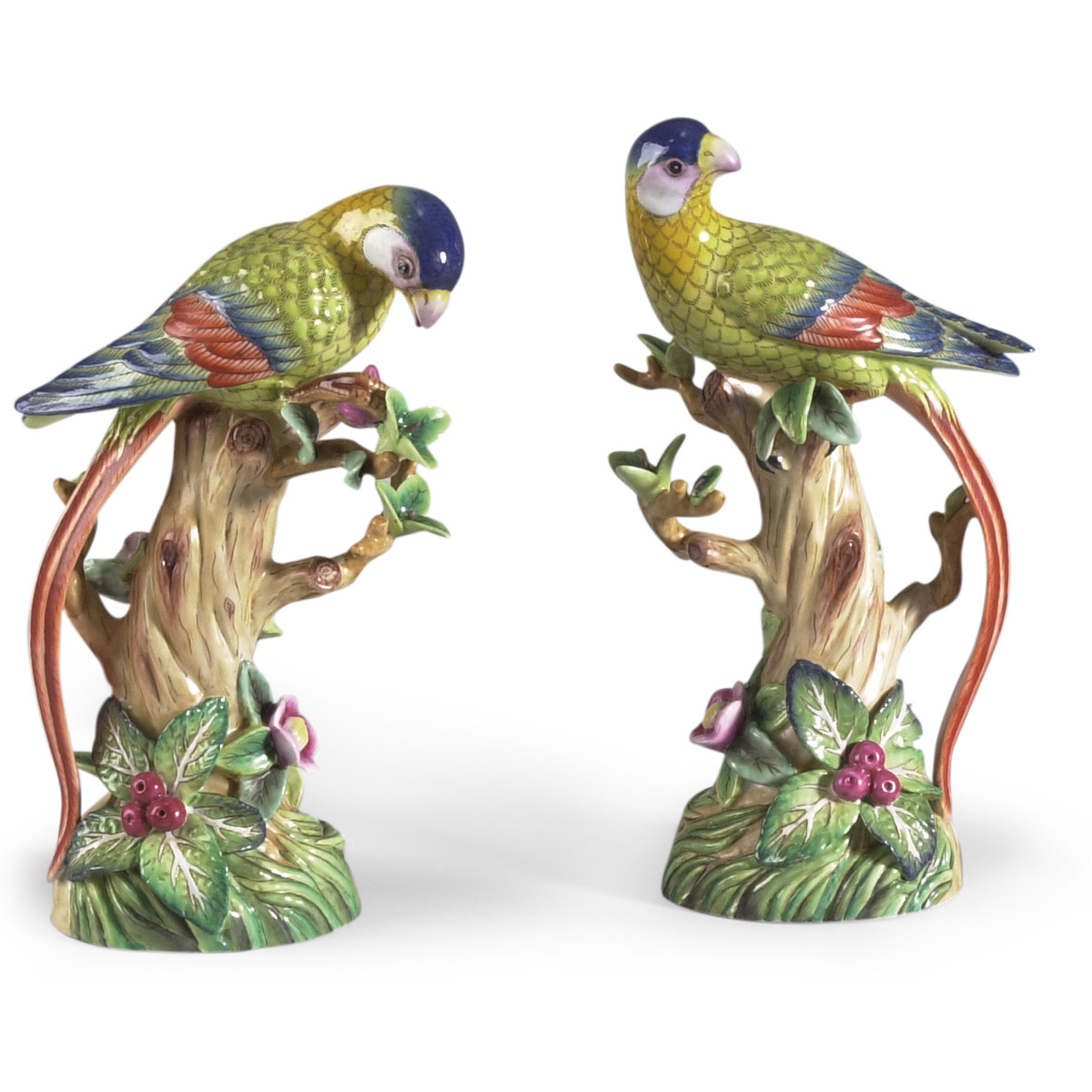 Chelsea House Hand Painted Figurines, Pair