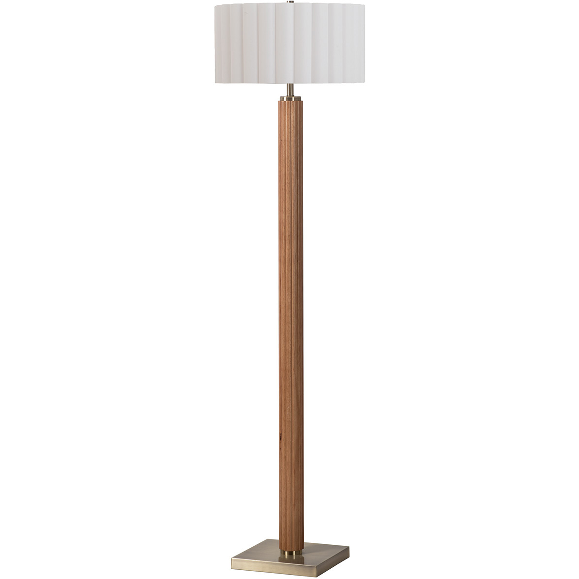 Tambo 61 inch 14 watt Natural Ash Floor Lamp Portable Light