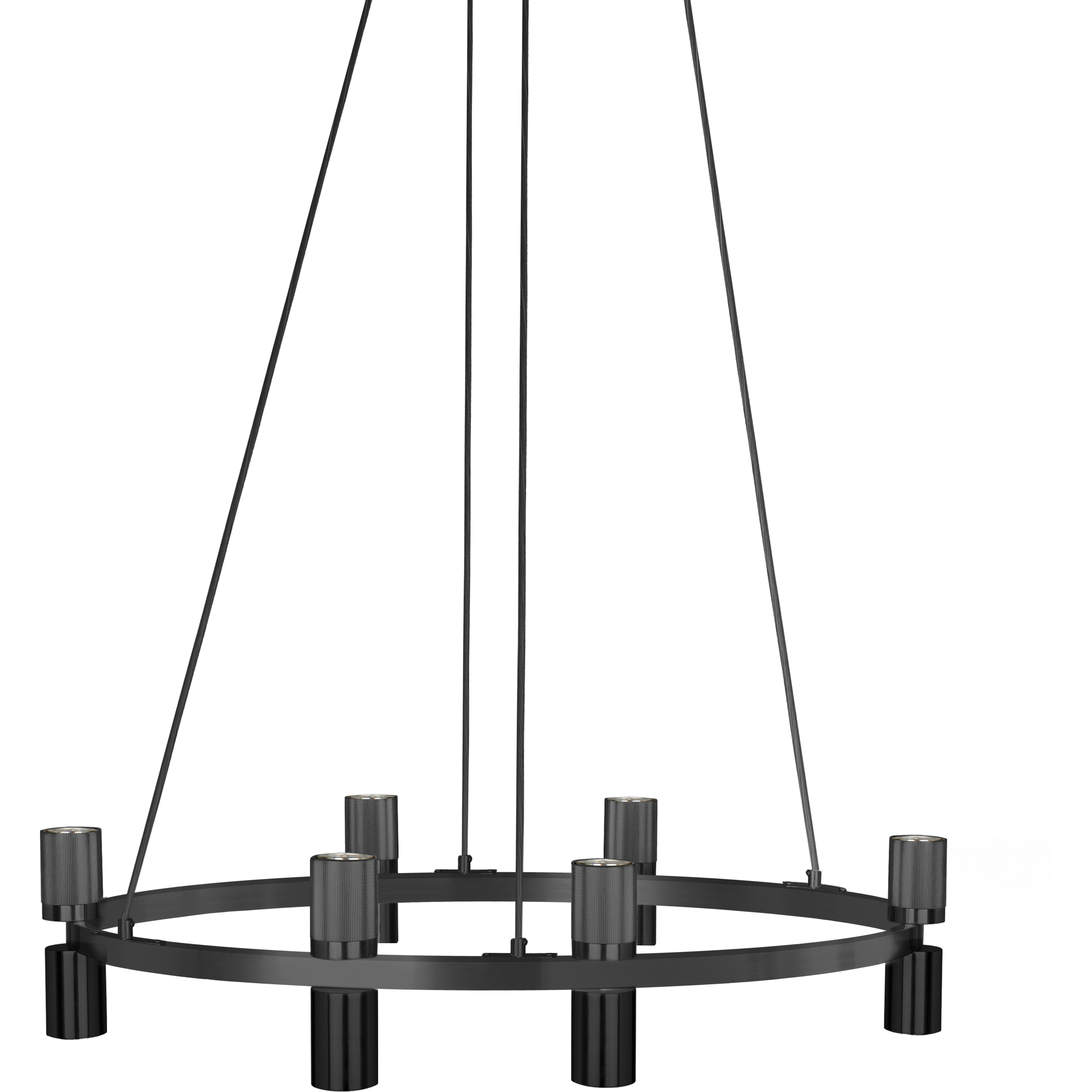 Cerelia 12 Light 36 inch Matte Black Chandelier Ceiling Light
