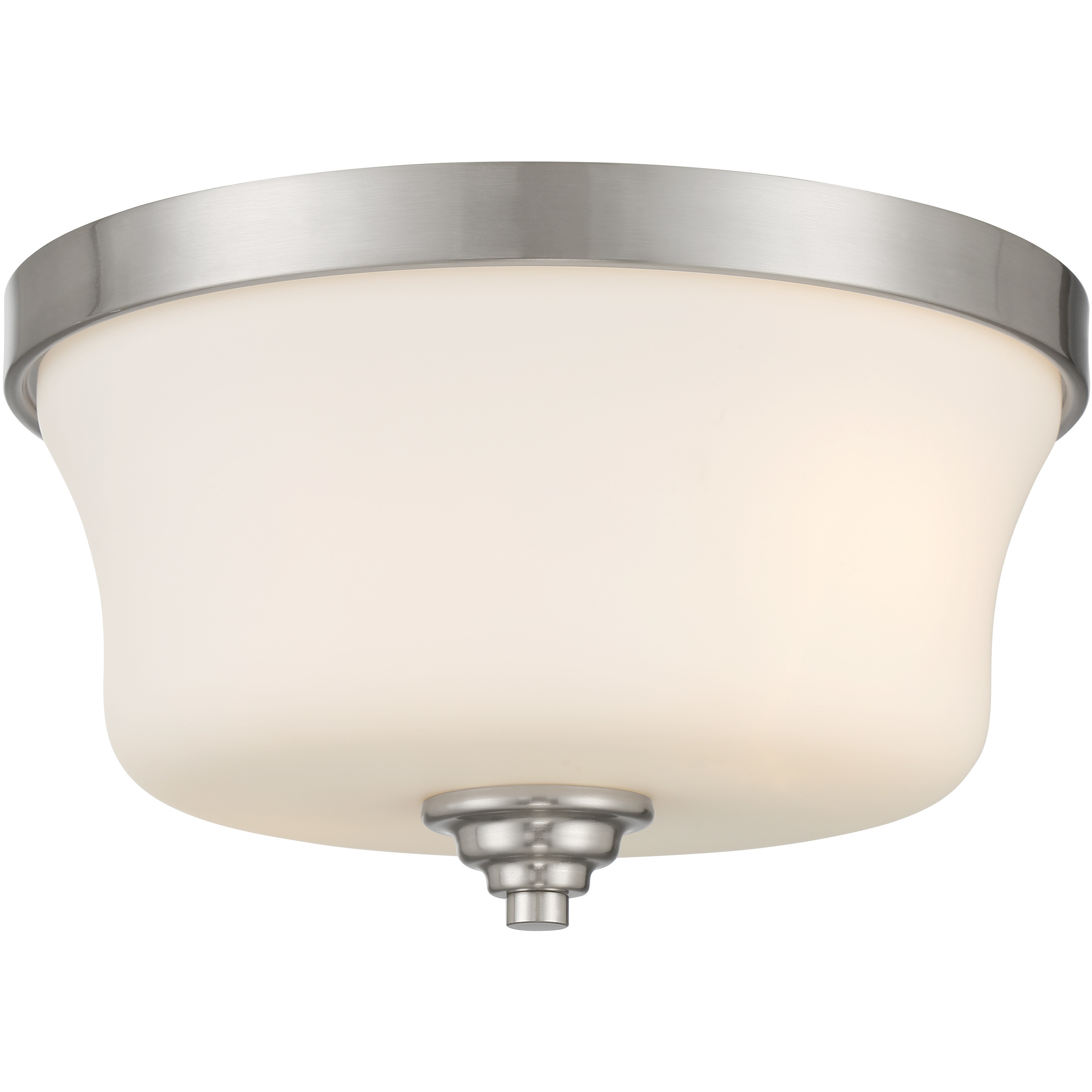 Shyloh 2 Light 14 inch Brushed Nickel Flush Mount Ceiling Light
