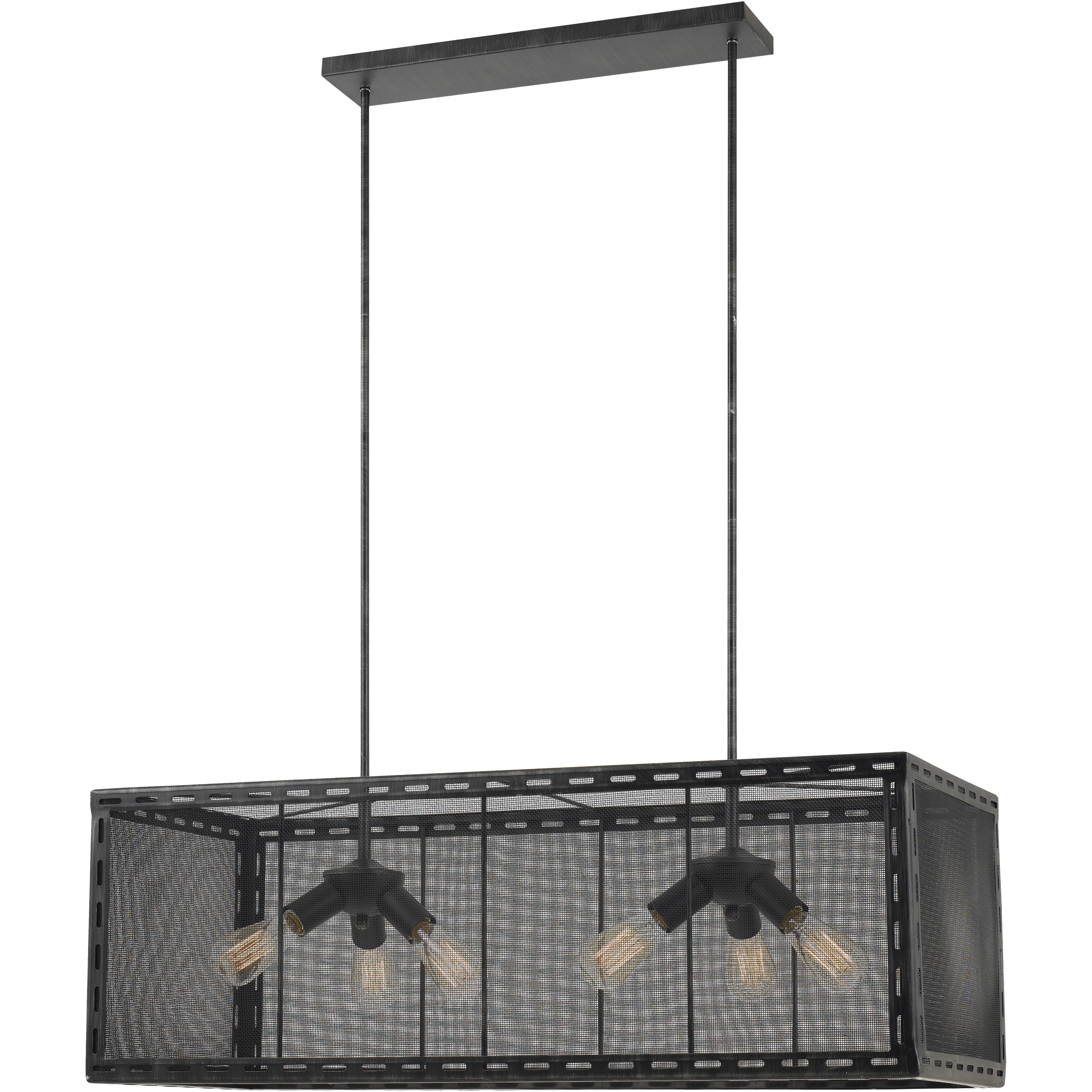 Evanston 6 Light 40 inch Iron Chandelier Ceiling Light