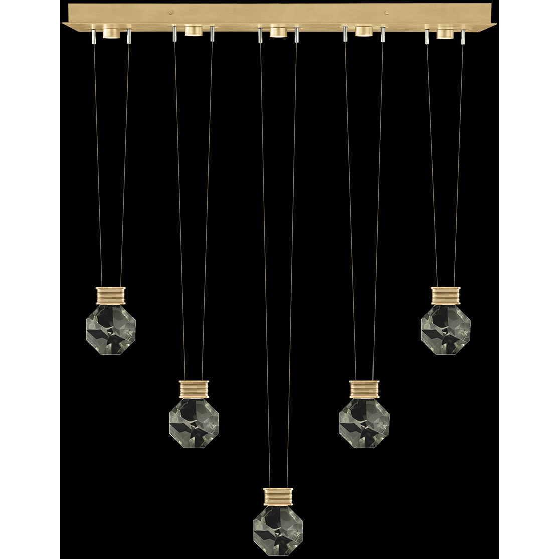 Aria 10 Light 43 inch Gold Pendant Ceiling Light