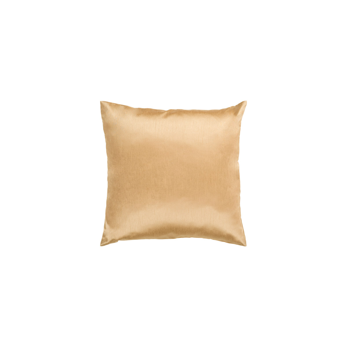 Solid Luxe 18 X 18 inch Mustard Pillow Kit, Square
