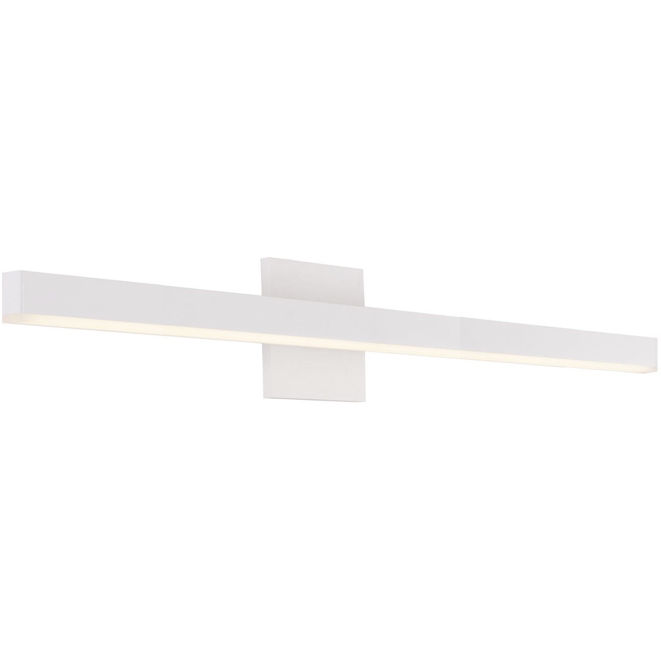 Vega LED 37 inch White Vanity Light Wall Light in 3000K