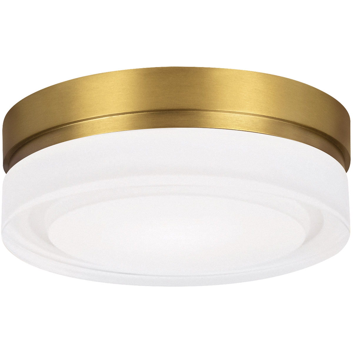 Sean Lavin Cirque LED 6 inch Satin Nickel Flush Mount Ceiling Light in 3000K, Integrated LED