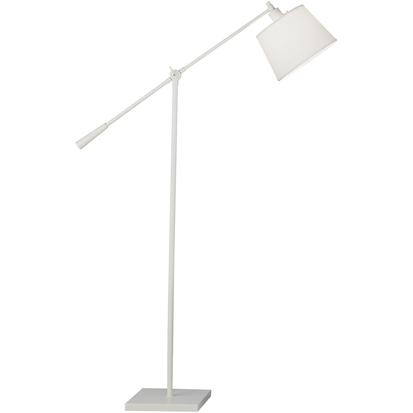Real Simple 42.5 inch 100 watt Stardust White Powder Coat Floor Lamp Portable Light