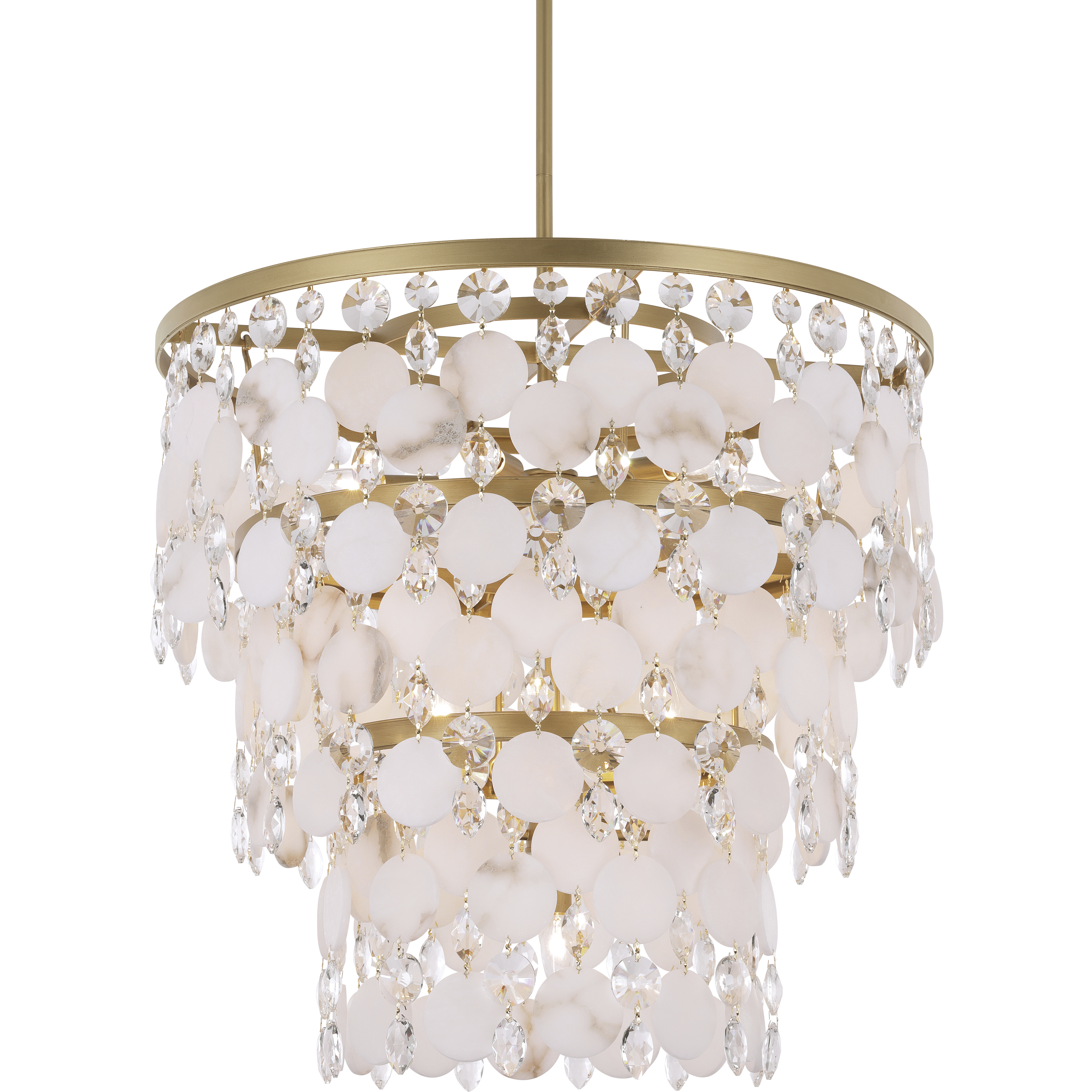 Nova Mara 11 Light 28 inch Painted Legacy Brass Chandelier Ceiling Light