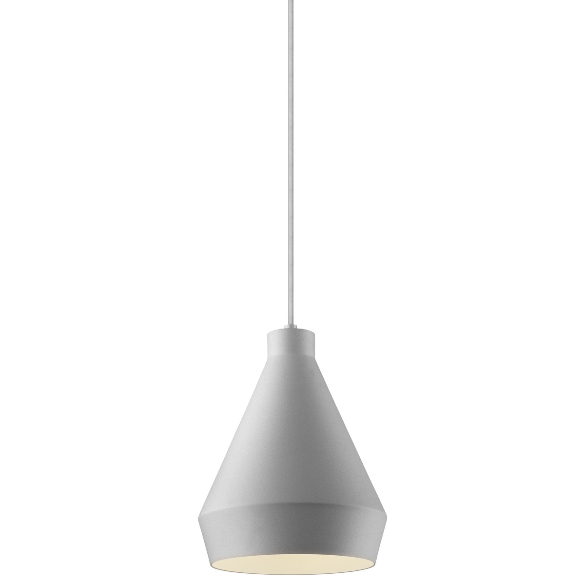 Koma 1 Light 9 inch Bright Satin Aluminum Pendant Ceiling Light