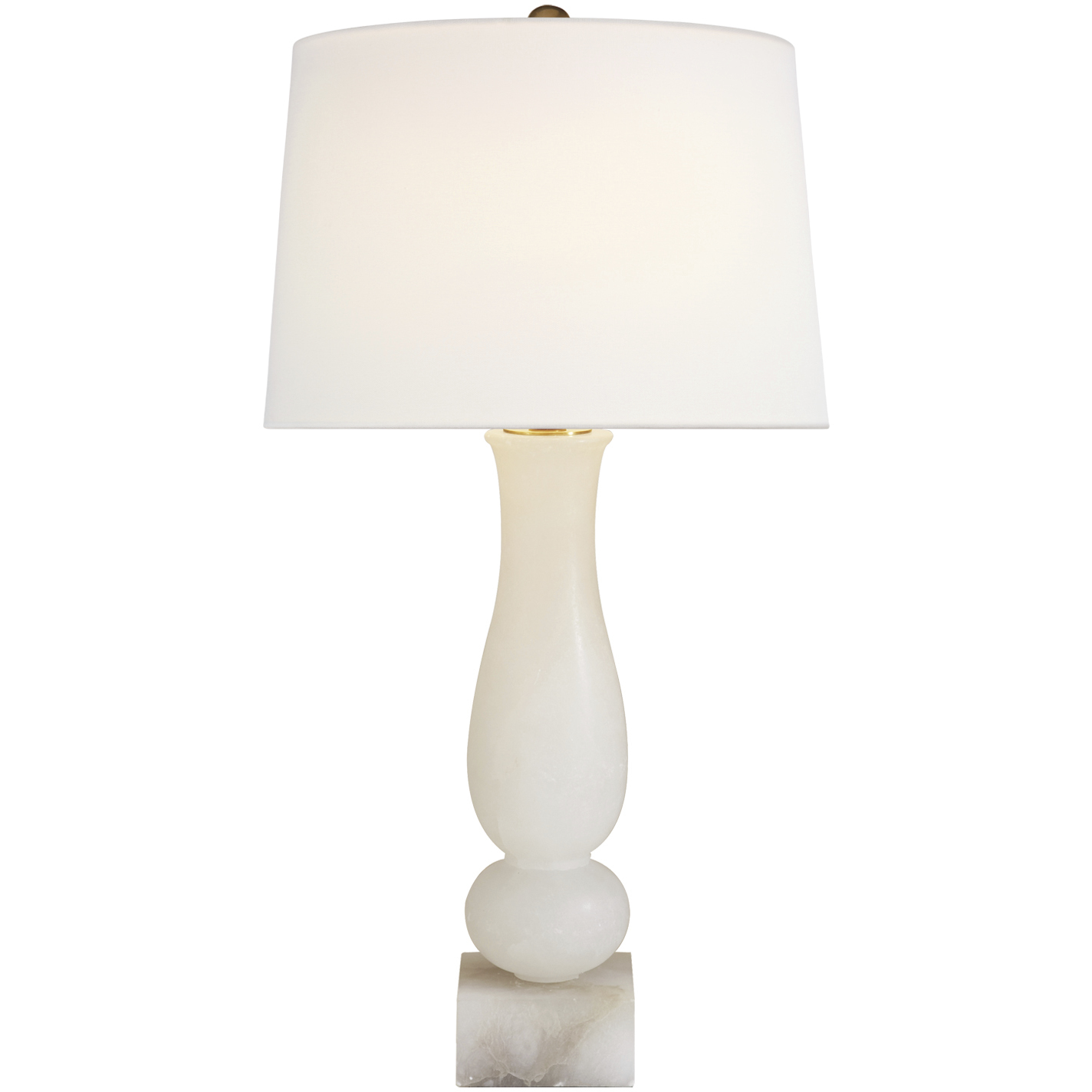 Chapman & Myers Contemporary Balustrade 30 inch 150 watt Alabaster Table Lamp Portable Light in Linen
