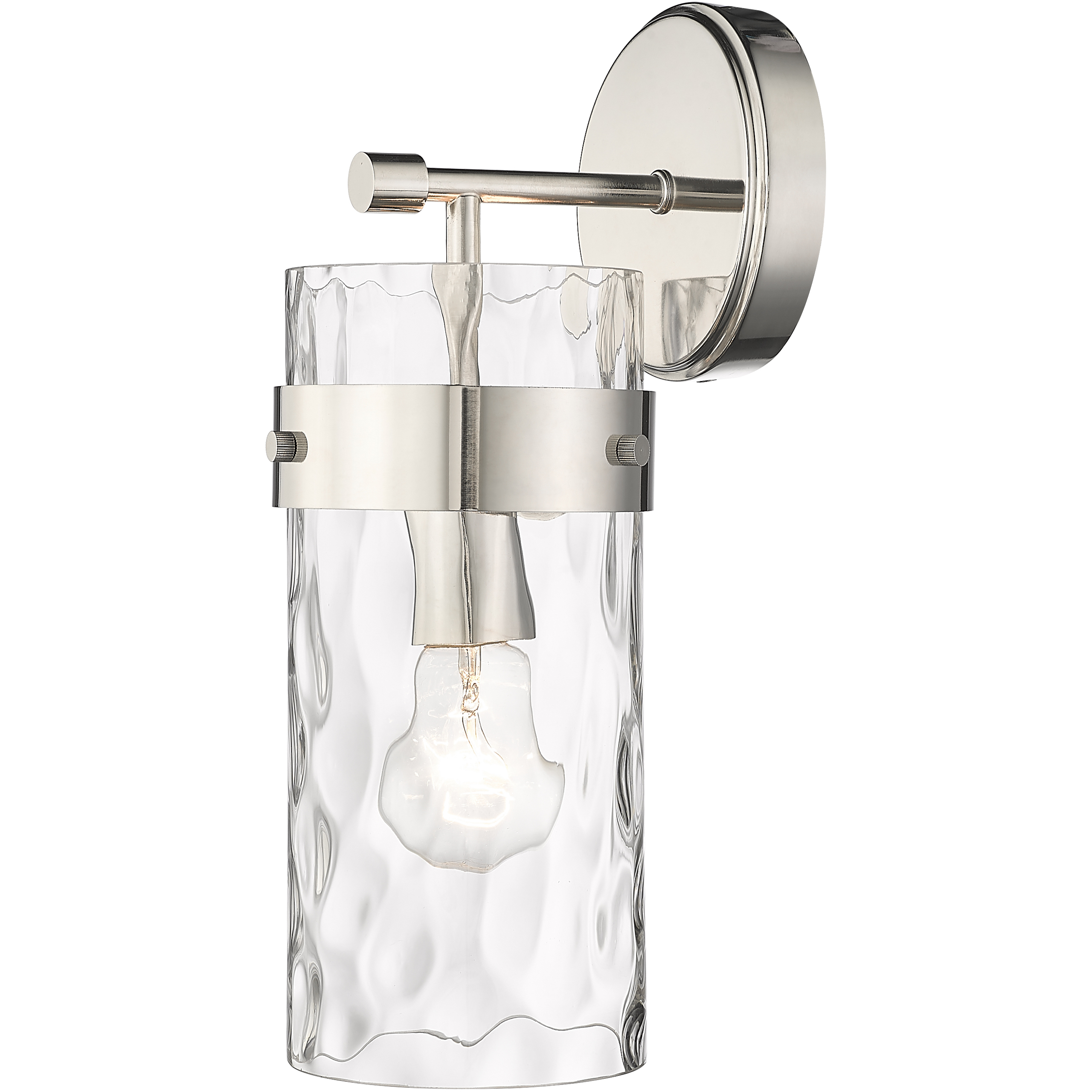Fontaine 1 Light 5.5 inch Polished Nickel Wall Sconce Wall Light