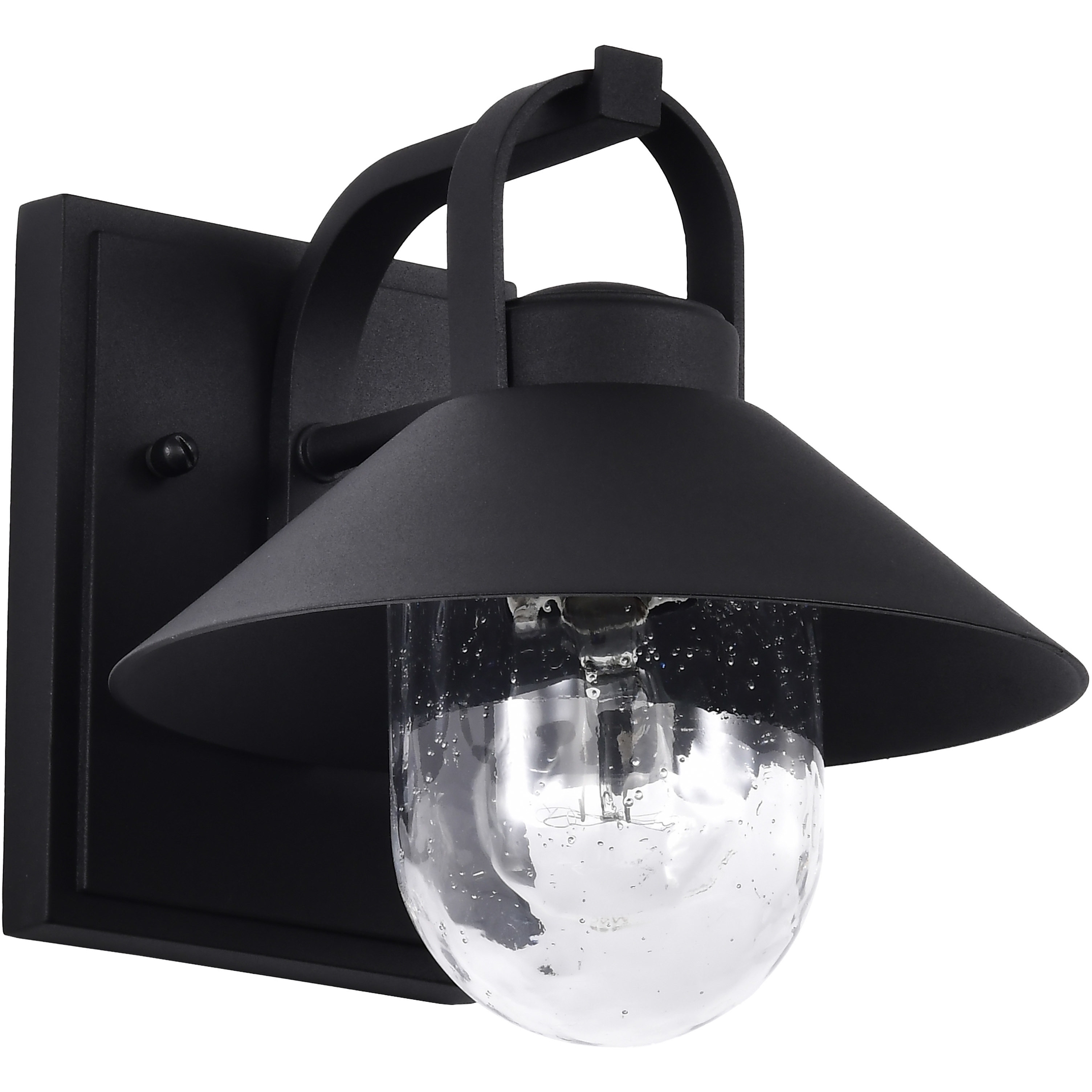 Ridge 8.13 inch Black Outdoor Wall Light