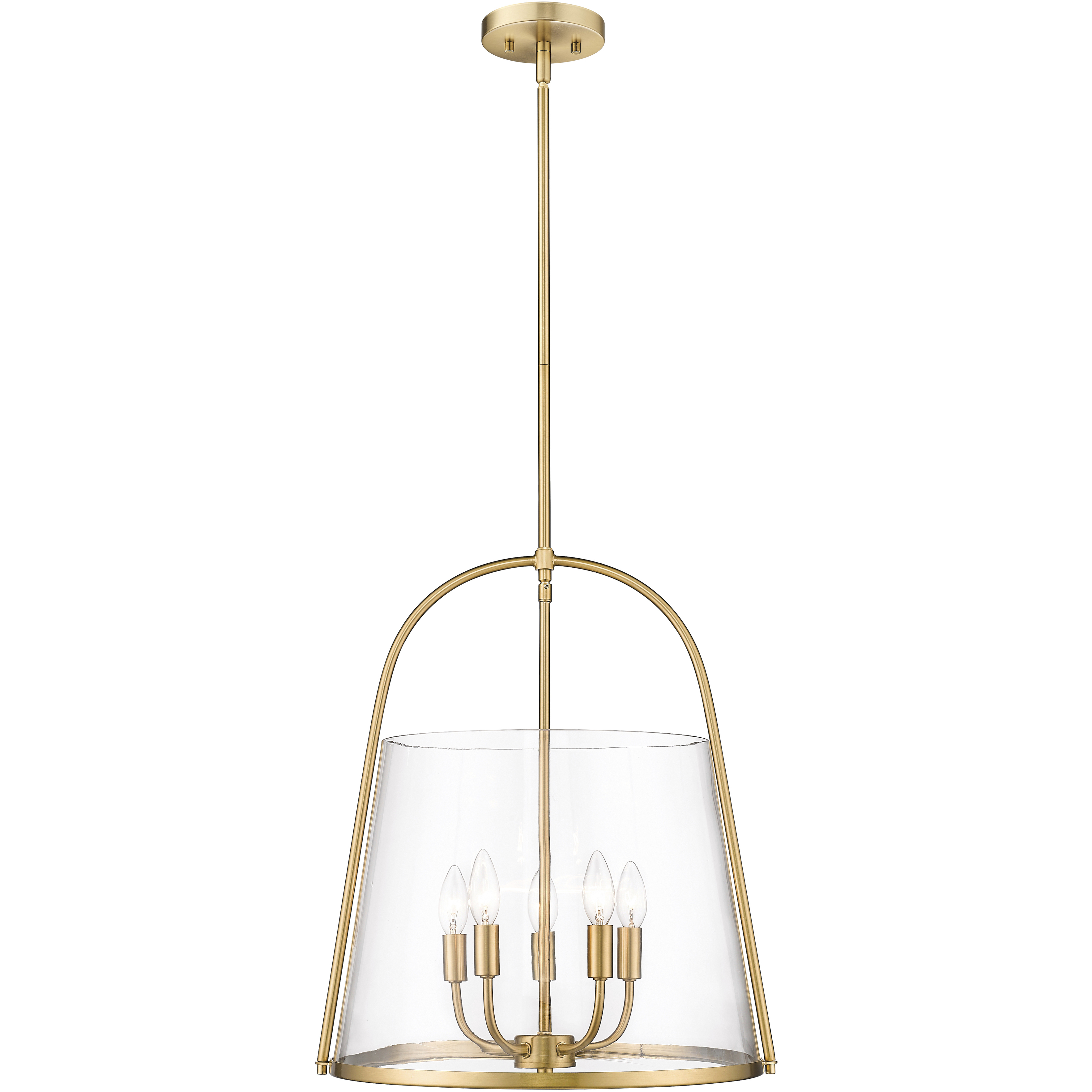 Archis 5 Light 18 inch Modern Gold Pendant Ceiling Light
