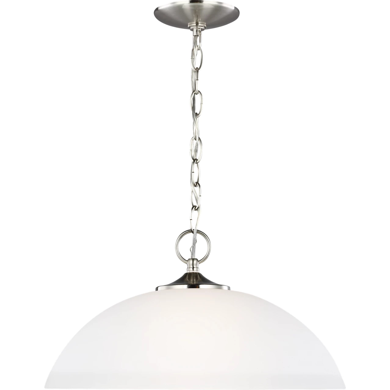 Geary 1 Light 15.75 inch Brushed Nickel Pendant Ceiling Light