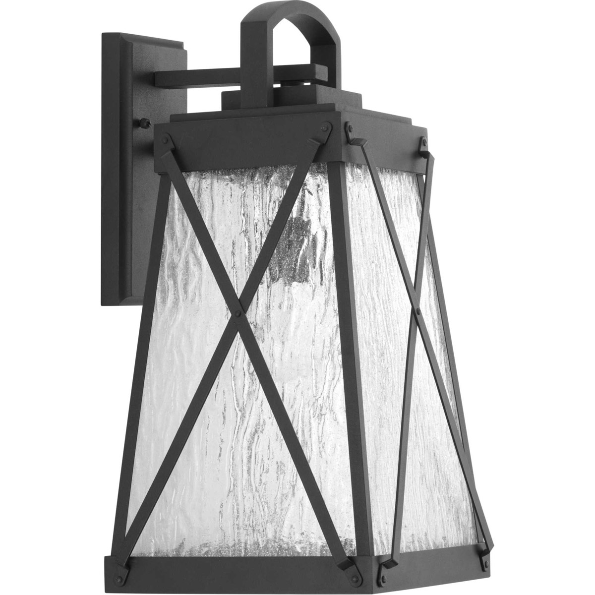 Progress P560033031 Creighton 1 Light 19 inch Textured Black Outdoor