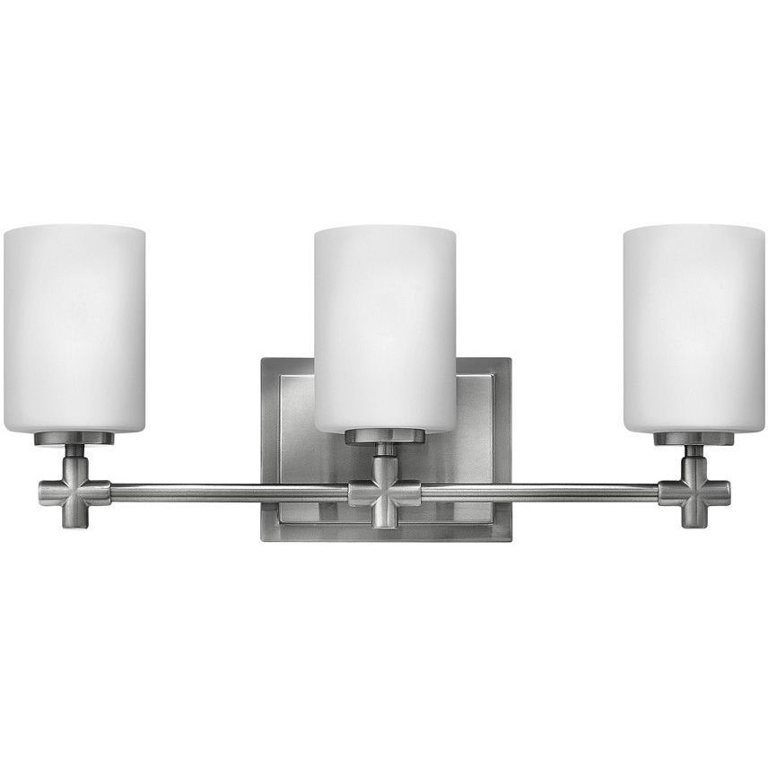 Laurel 3 Light 19.5 inch Brushed Nickel Vanity Light Wall Light