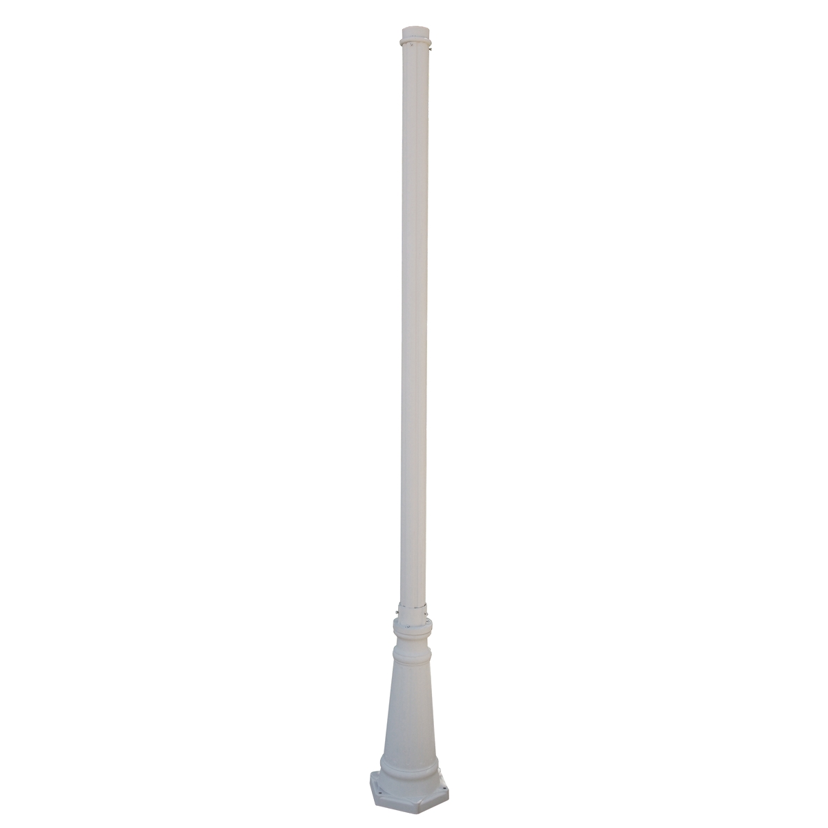 Downtown 90 inch White Outdoor Pole Base