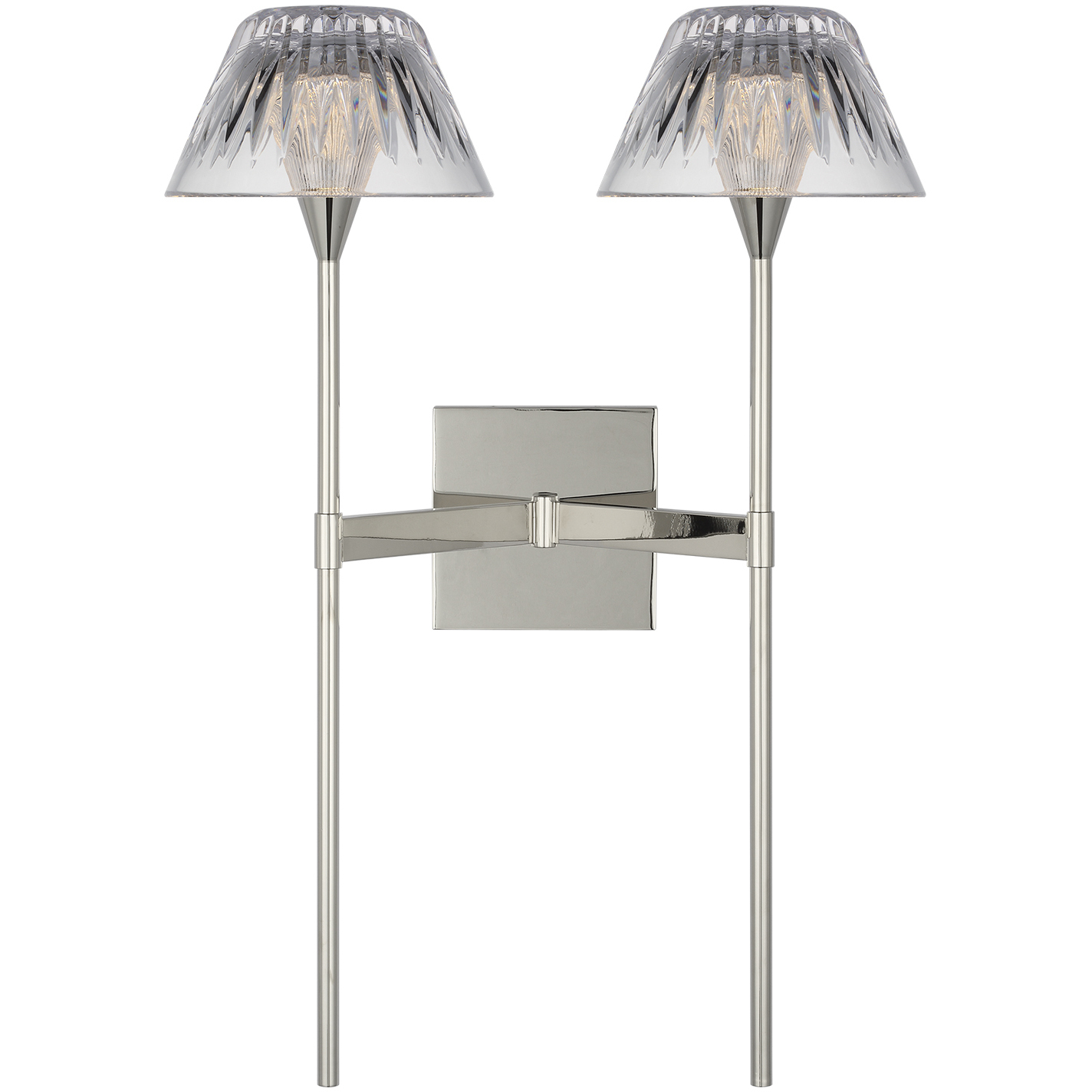 Waterford Blaze LED 13.5 inch Polished Nickel Tail Sconce Wall Light