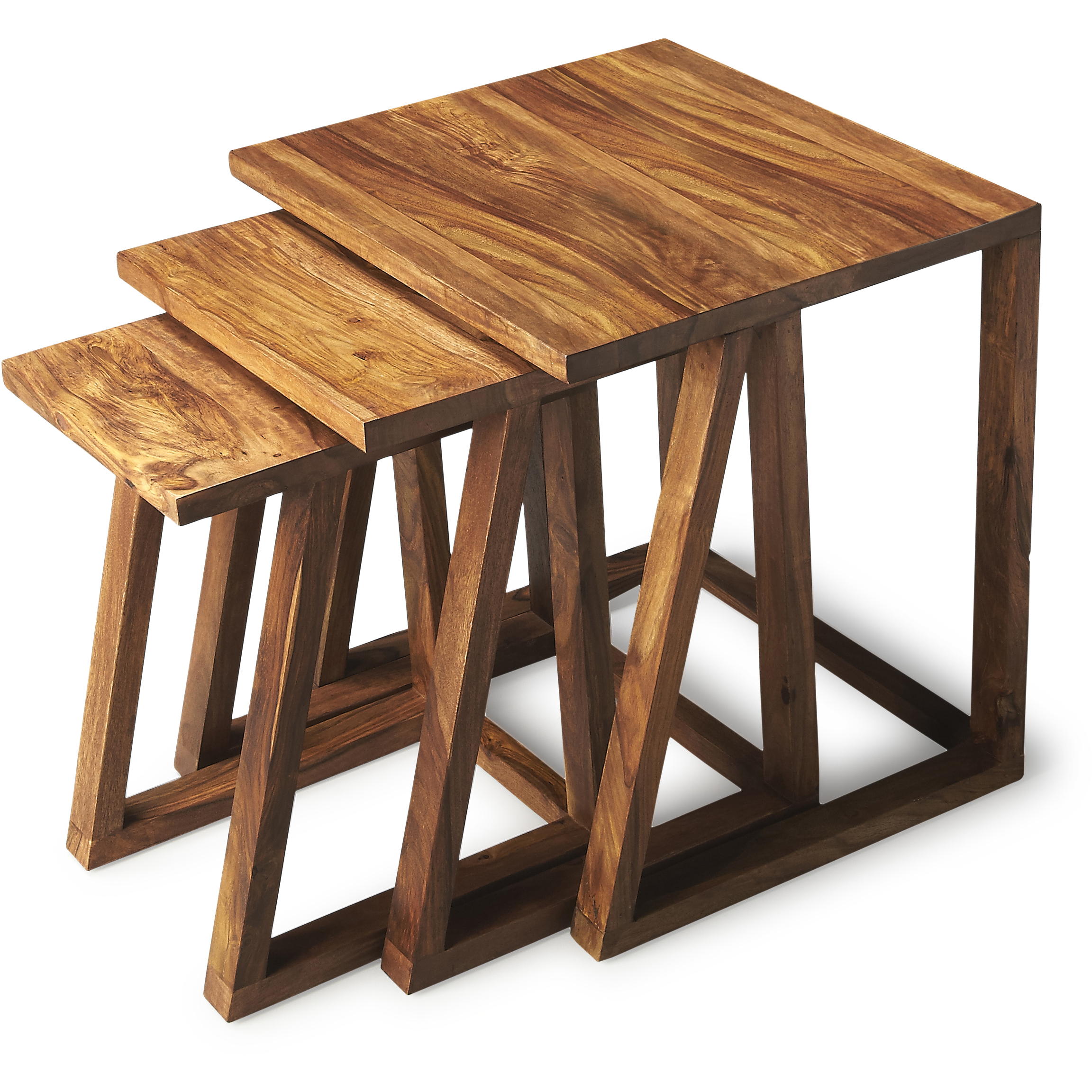 Mira Modern 22 X 19 inch Butler Loft Nesting Table