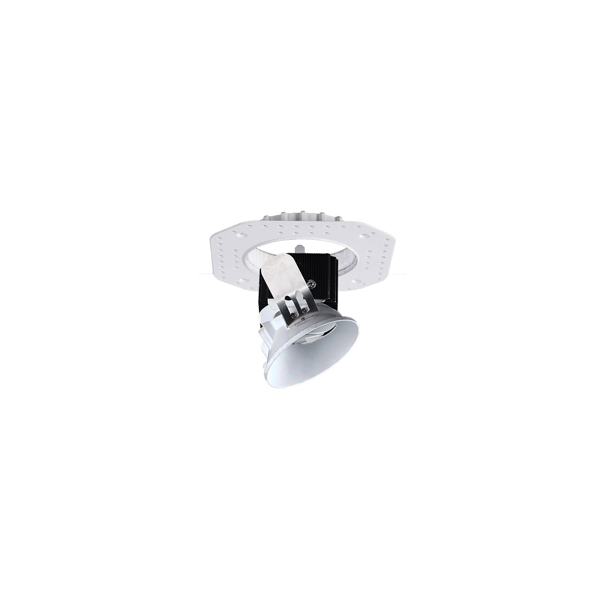 Aether Brushed Nickel Recessed Downlight in 85, 2700K