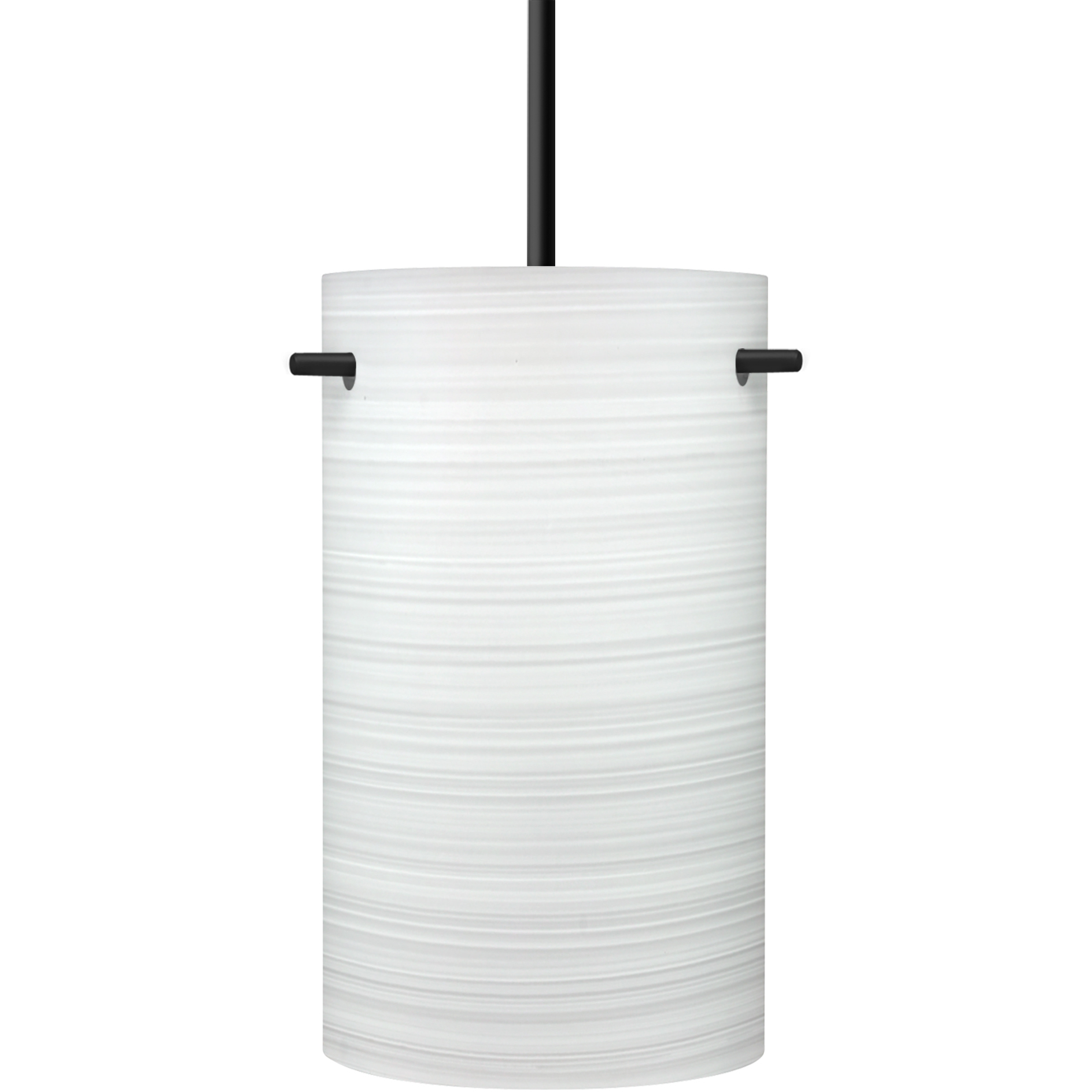 Tamburo 5 LED Black Cord Pendant Ceiling Light