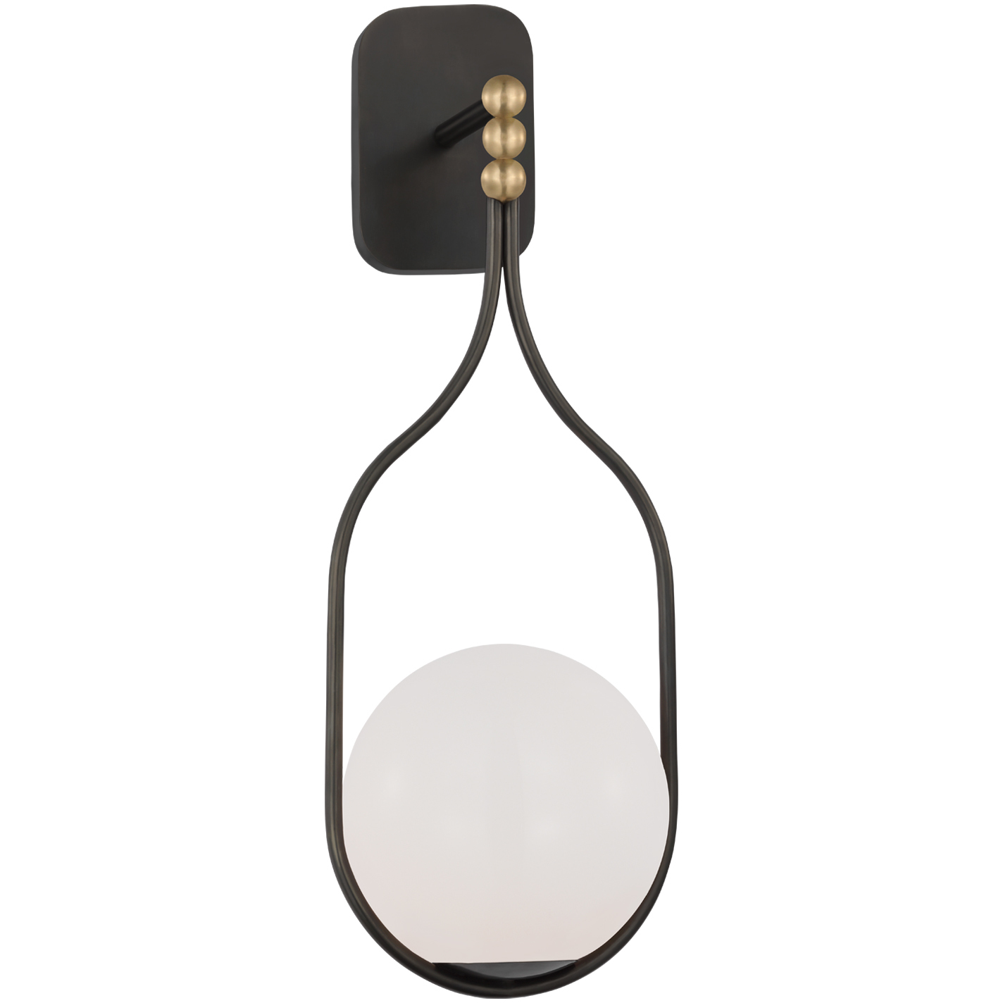 Windsor Smith Jodo LED 6.75 inch Bronze and Brass Single Sconce Wall Light