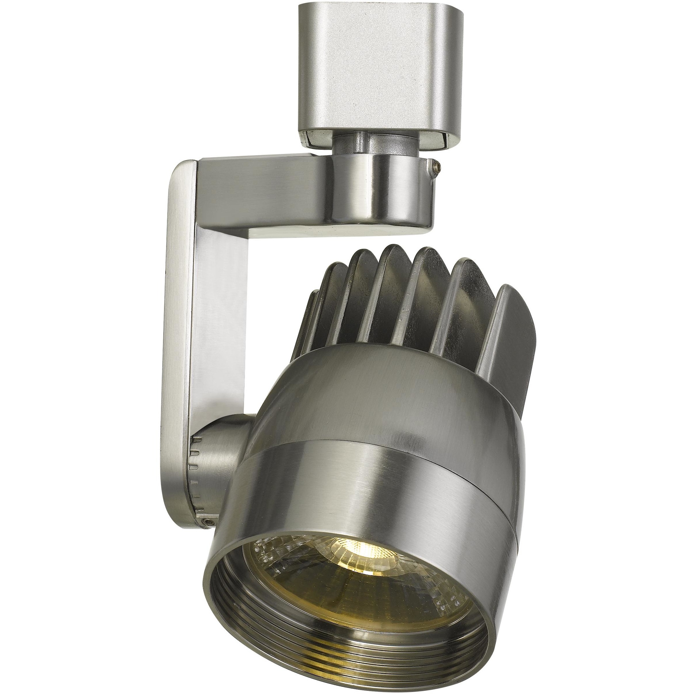 Ht System 1 Light Brushed Steel Track Head Ceiling Light