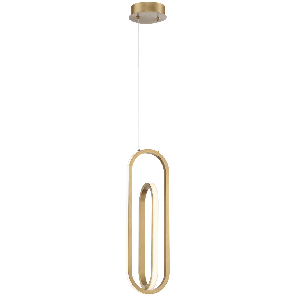 Demark LED 6 inch Gold Pendant Ceiling Light