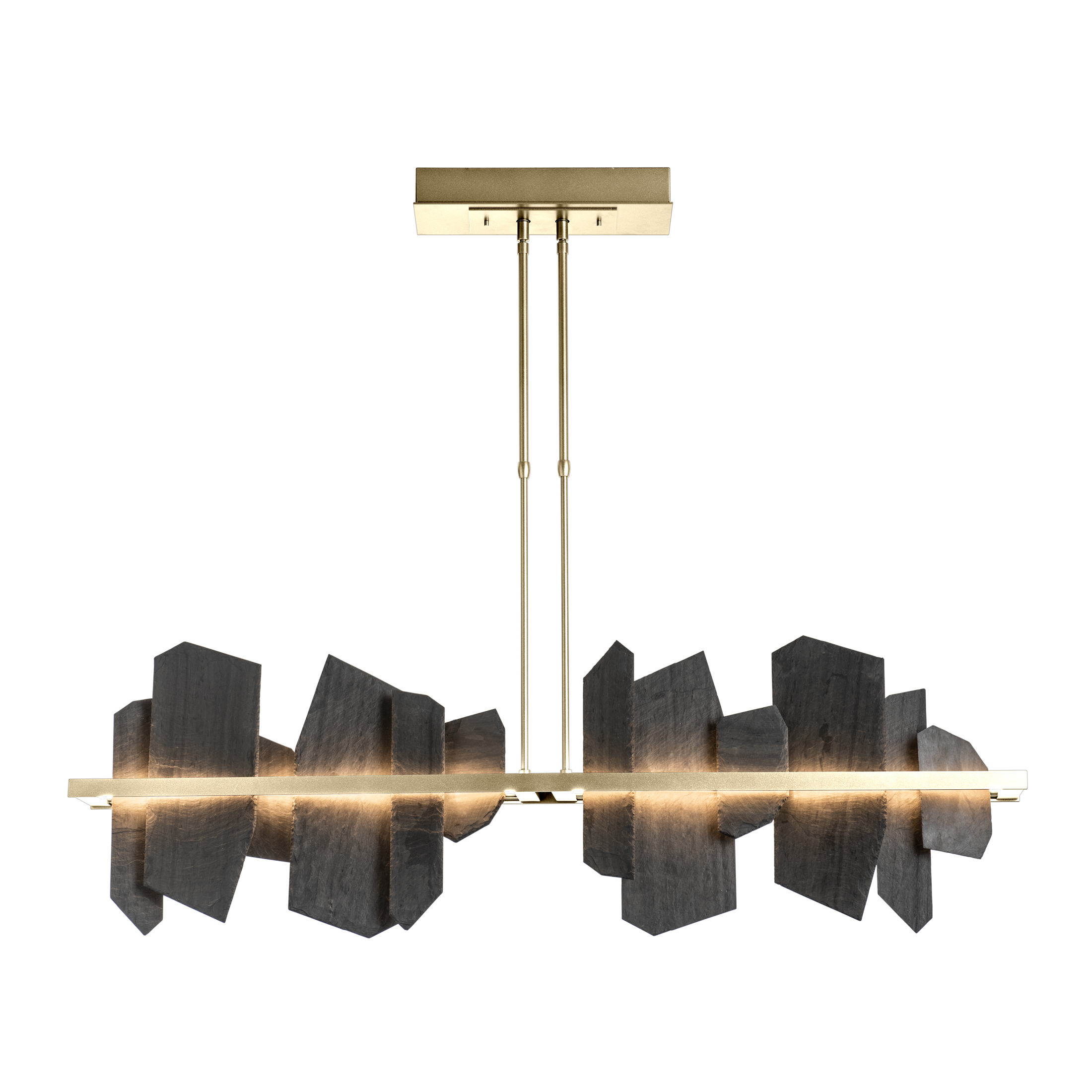 Ardesia Linear Pendant Ceiling Light in White