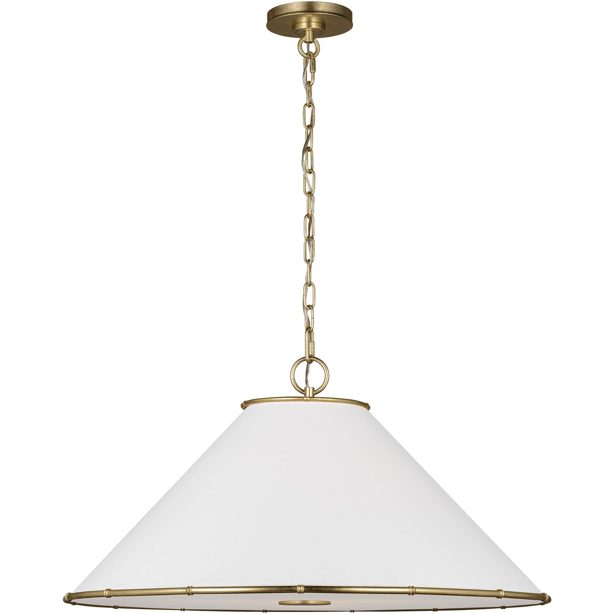 AH by Alexa Hampton Aldric 3 Light 28 inch Gild Pendant Ceiling Light
