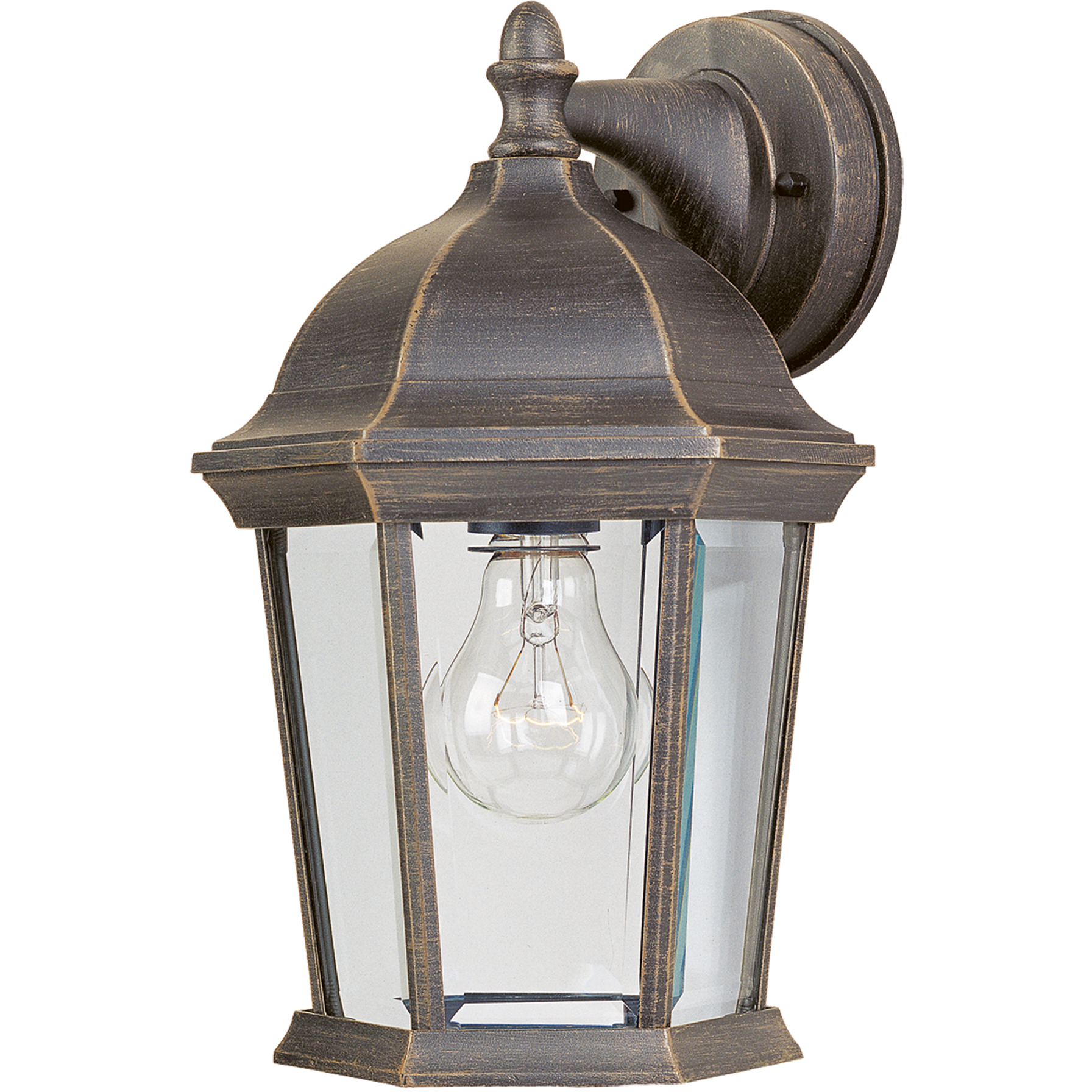 Builder Cast 1 Light 12 inch Rust Patina Outdoor Wall Mount