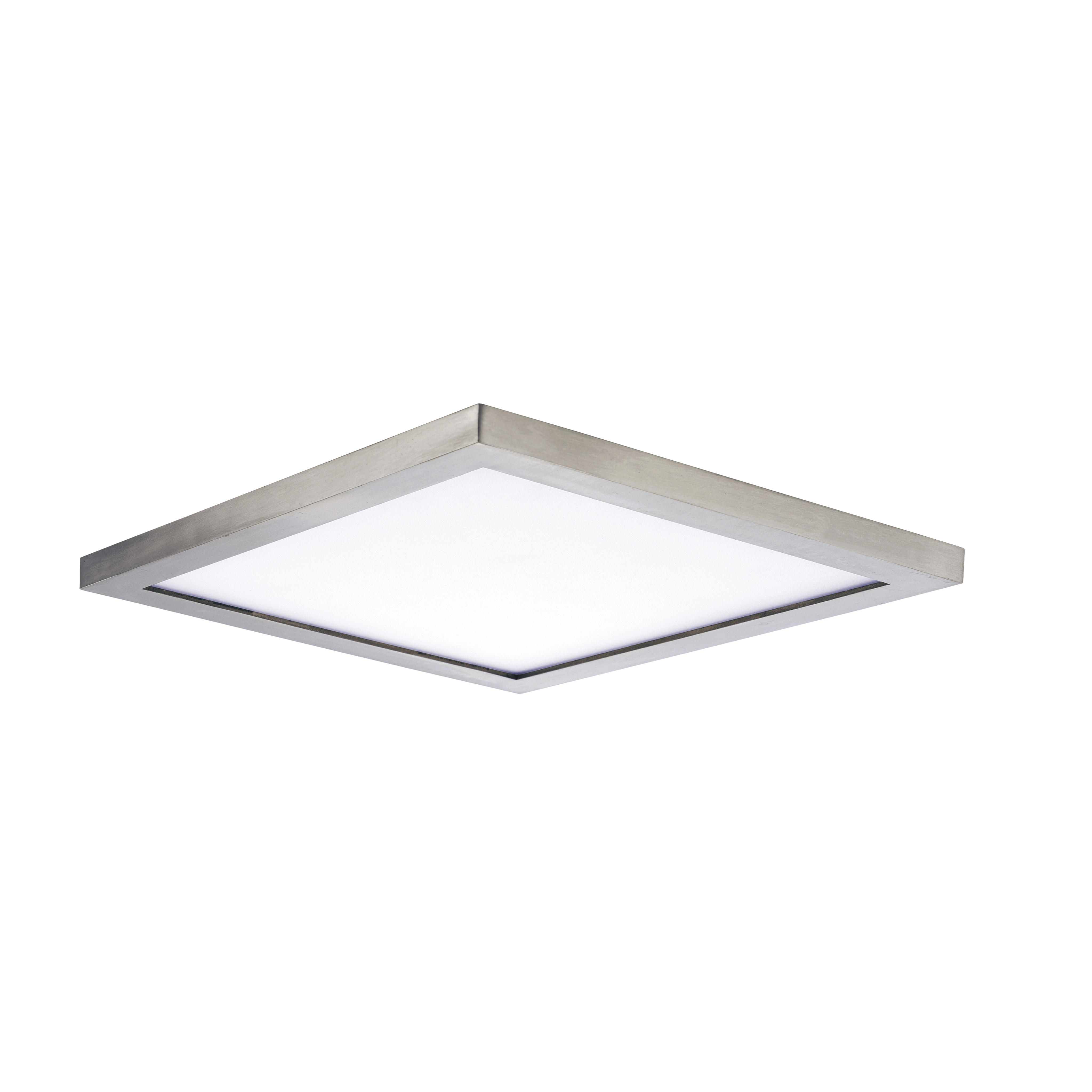 Wafer LED 15 inch Satin Nickel Flush Mount Ceiling Light