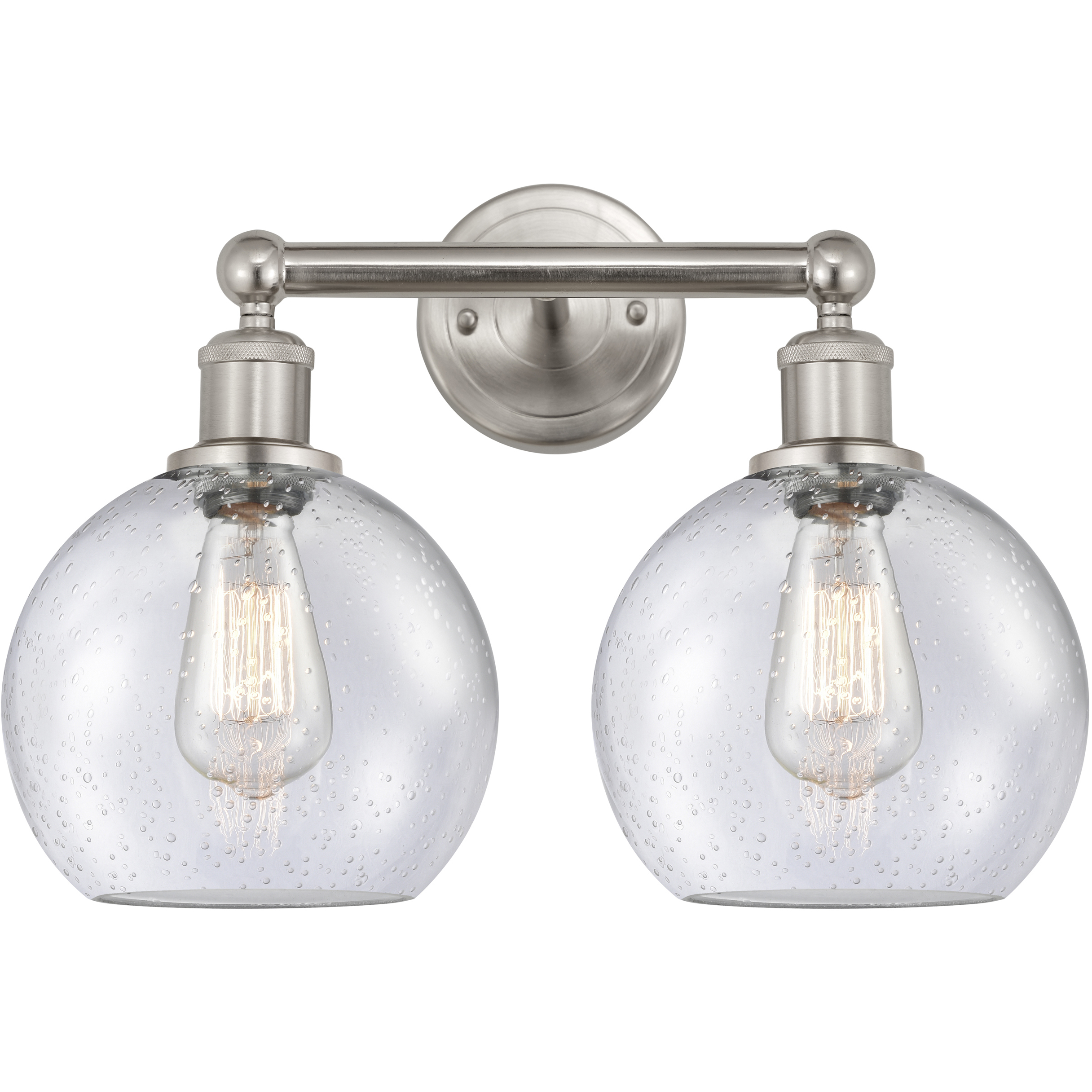 Athens 2 Light 17 inch Satin Nickel Bath Vanity Light Wall Light in Seedy
