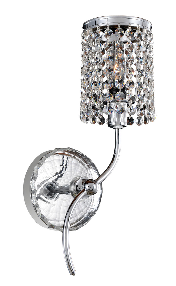 Florien 1 Light 7 inch Chrome Wall Bracket Wall Light