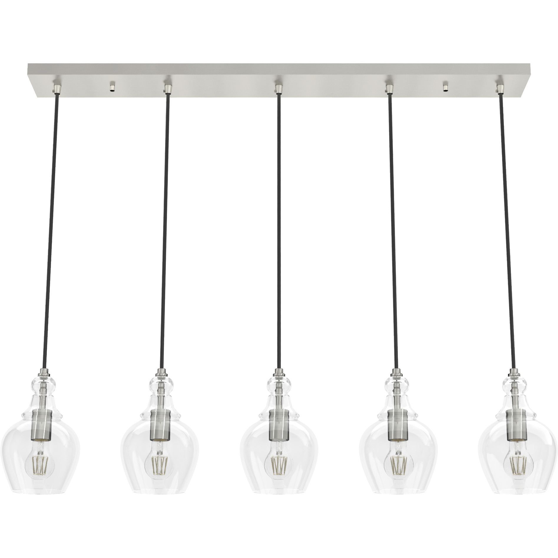 Maple Park 42 inch Linear Cluster Pendant Ceiling Light