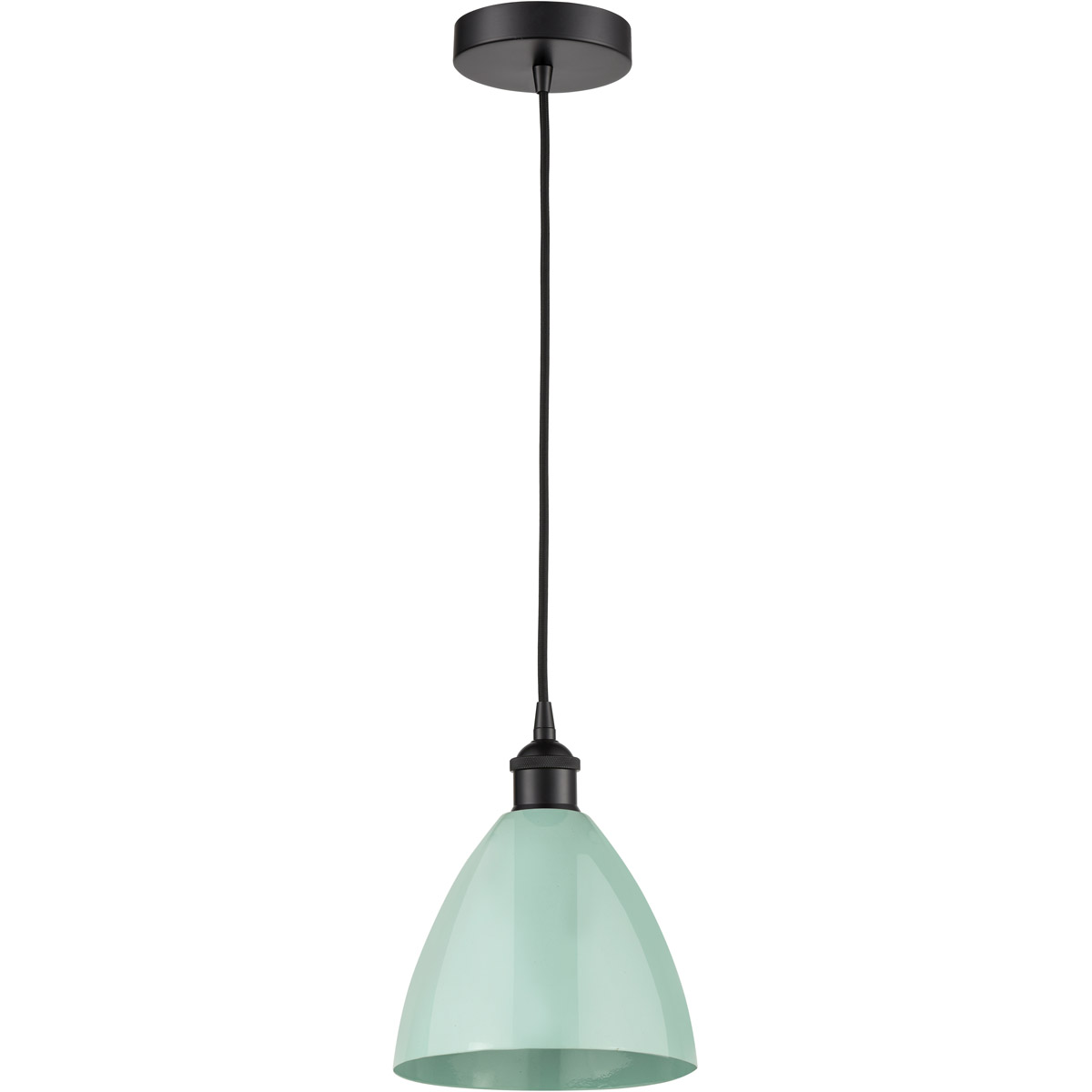 Edison Plymouth Dome 1 Light 8 inch Antique Copper Mini Pendant Ceiling Light