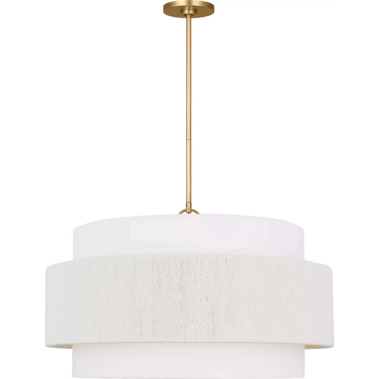 Ellen DeGeneres Belaro 4 Light 26 inch Gild Hanging Shade Ceiling Light