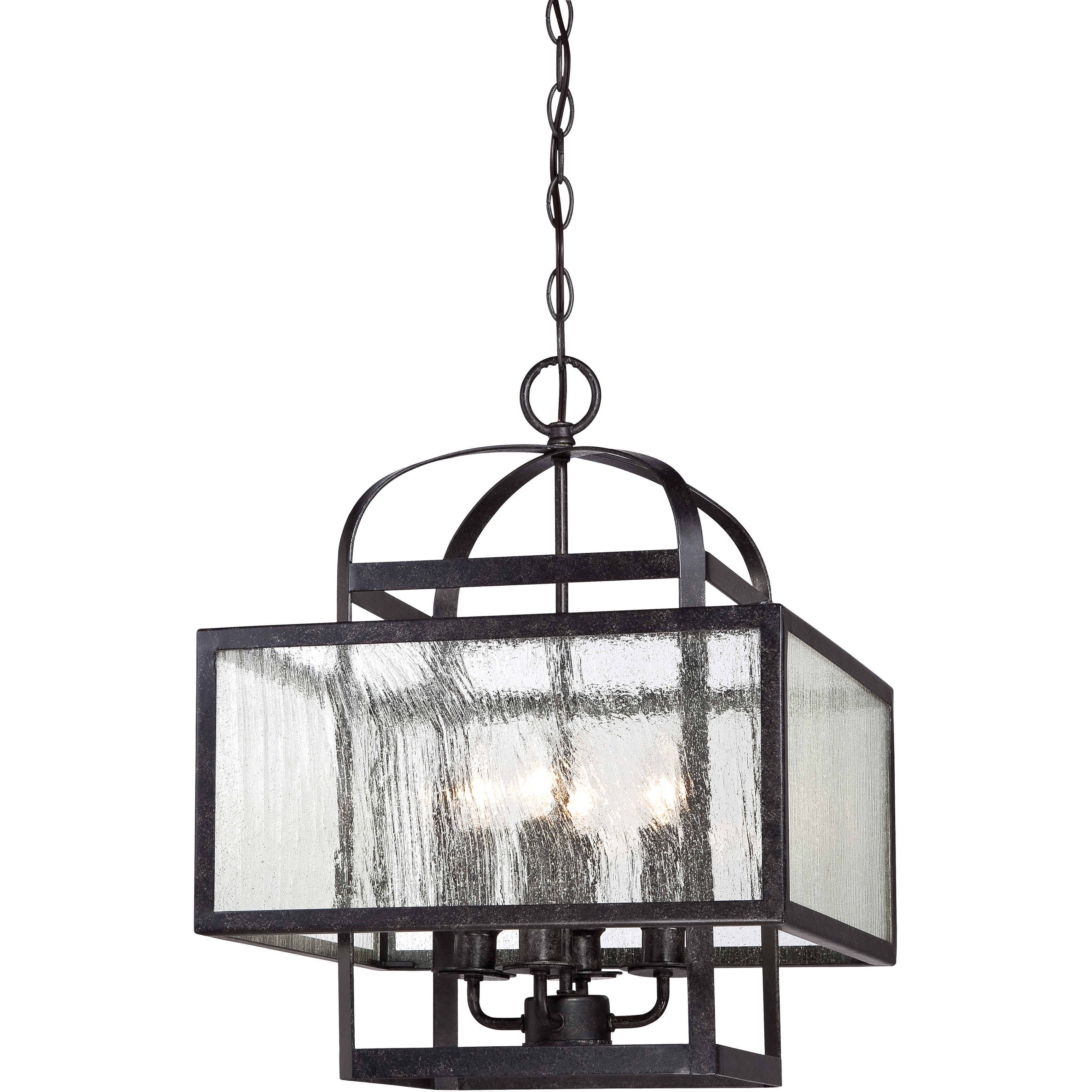 Camden Square 4 Light 15.5 inch Aged Charcoal Mini Chandelier Ceiling Light
